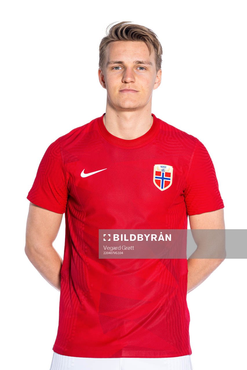 Martin Ødegaard of the Norwegian national football team