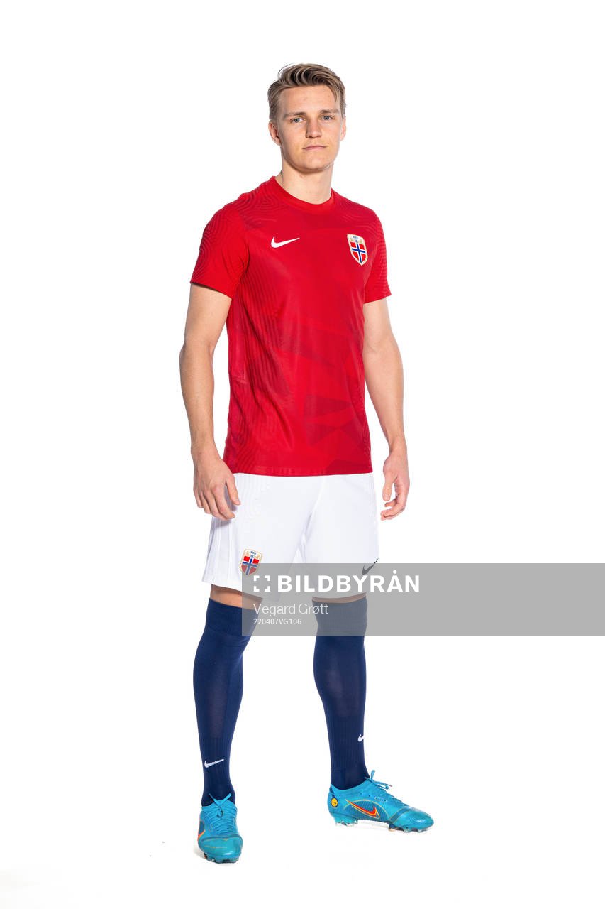 Martin Ødegaard of the Norwegian national football team