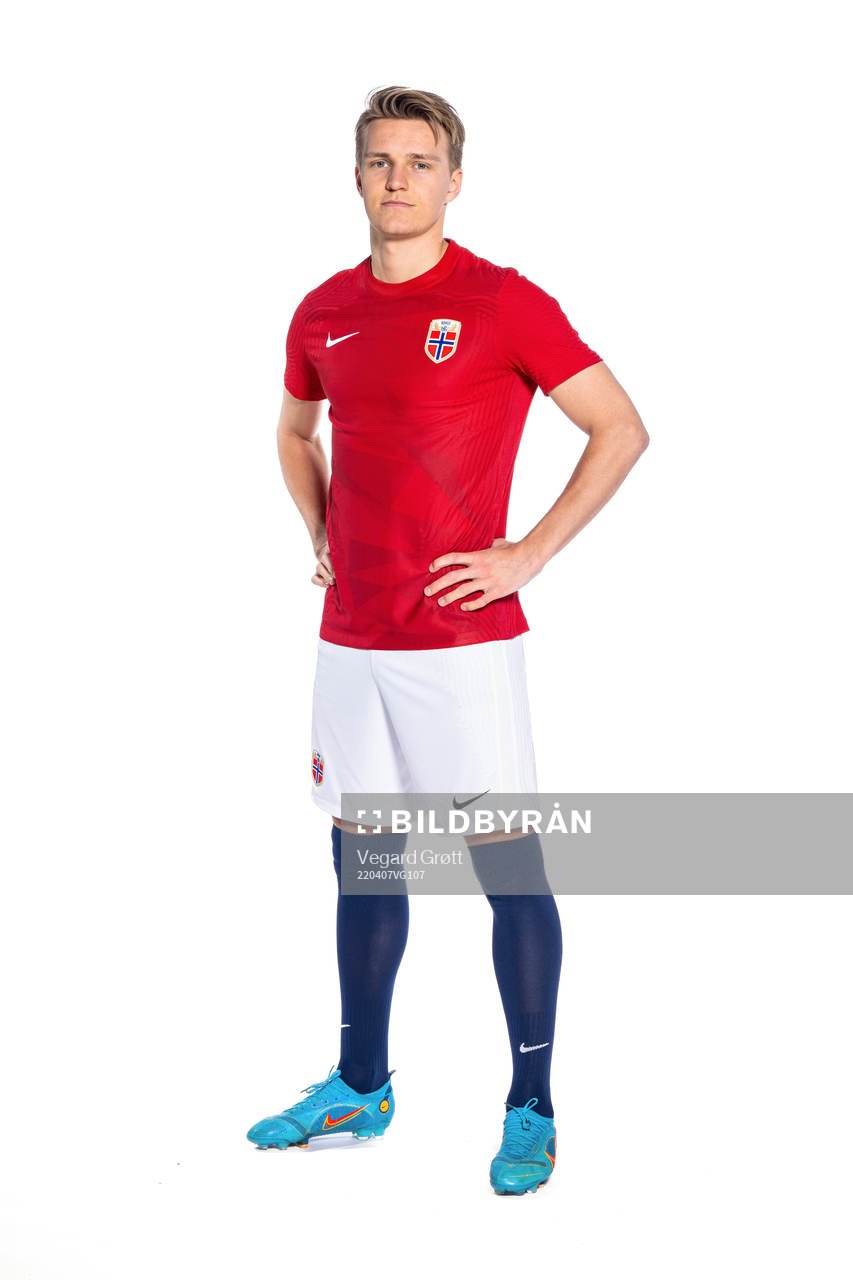 Martin Ødegaard of the Norwegian national football team