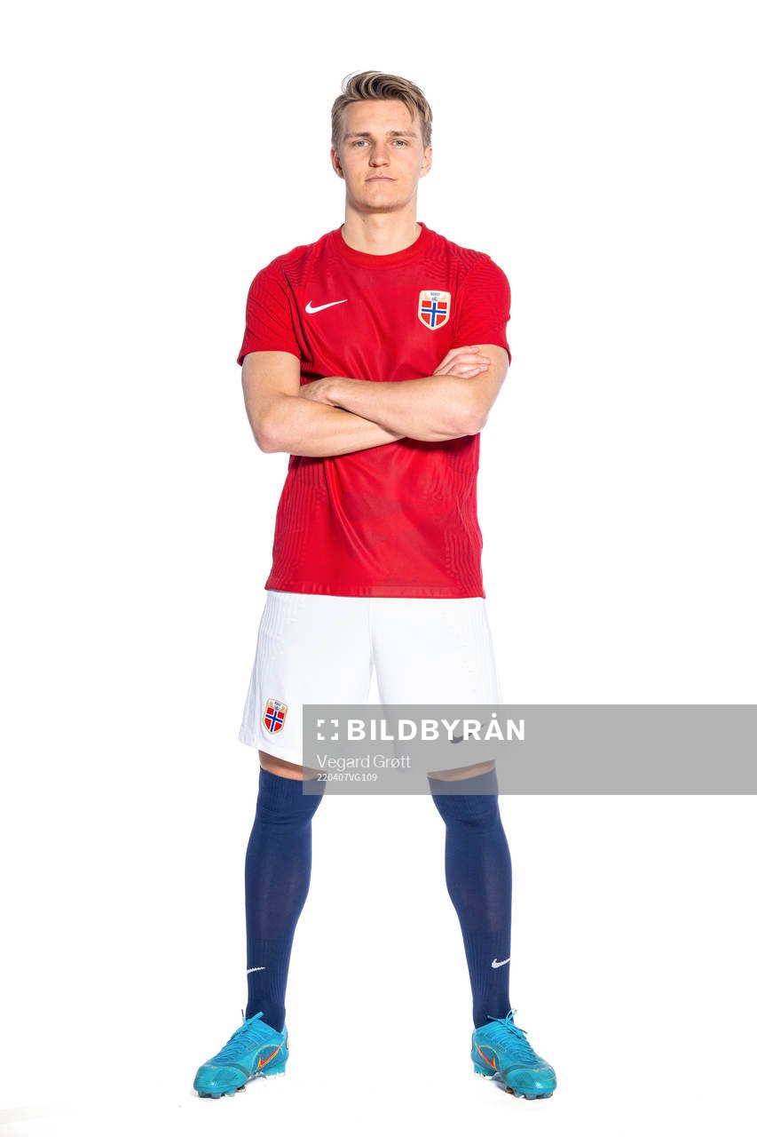 Martin Ødegaard of the Norwegian national football team