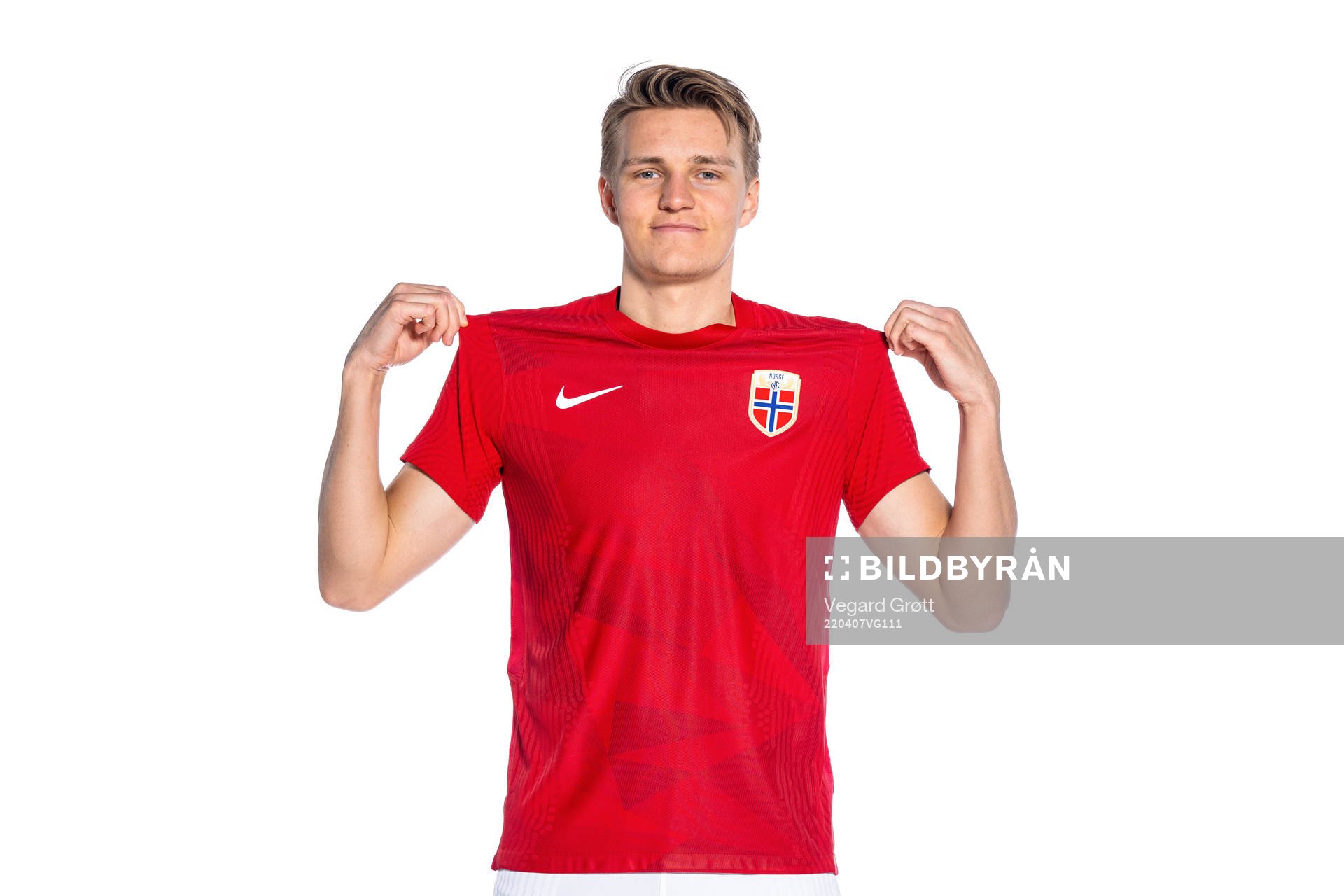 Martin Ødegaard of the Norwegian national football team