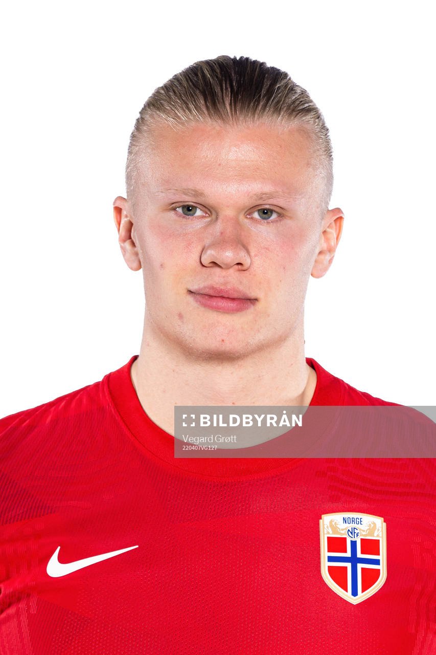 Erling Braut Haaland of the Norwegian national football