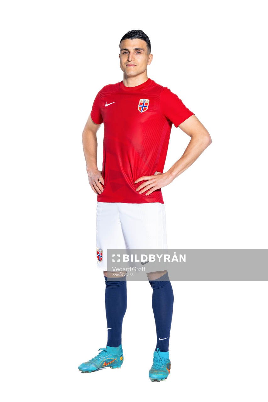 Mohamed Elyounoussi of the Norwegian national football team