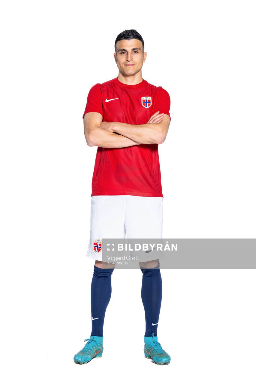 Mohamed Elyounoussi of the Norwegian national football team