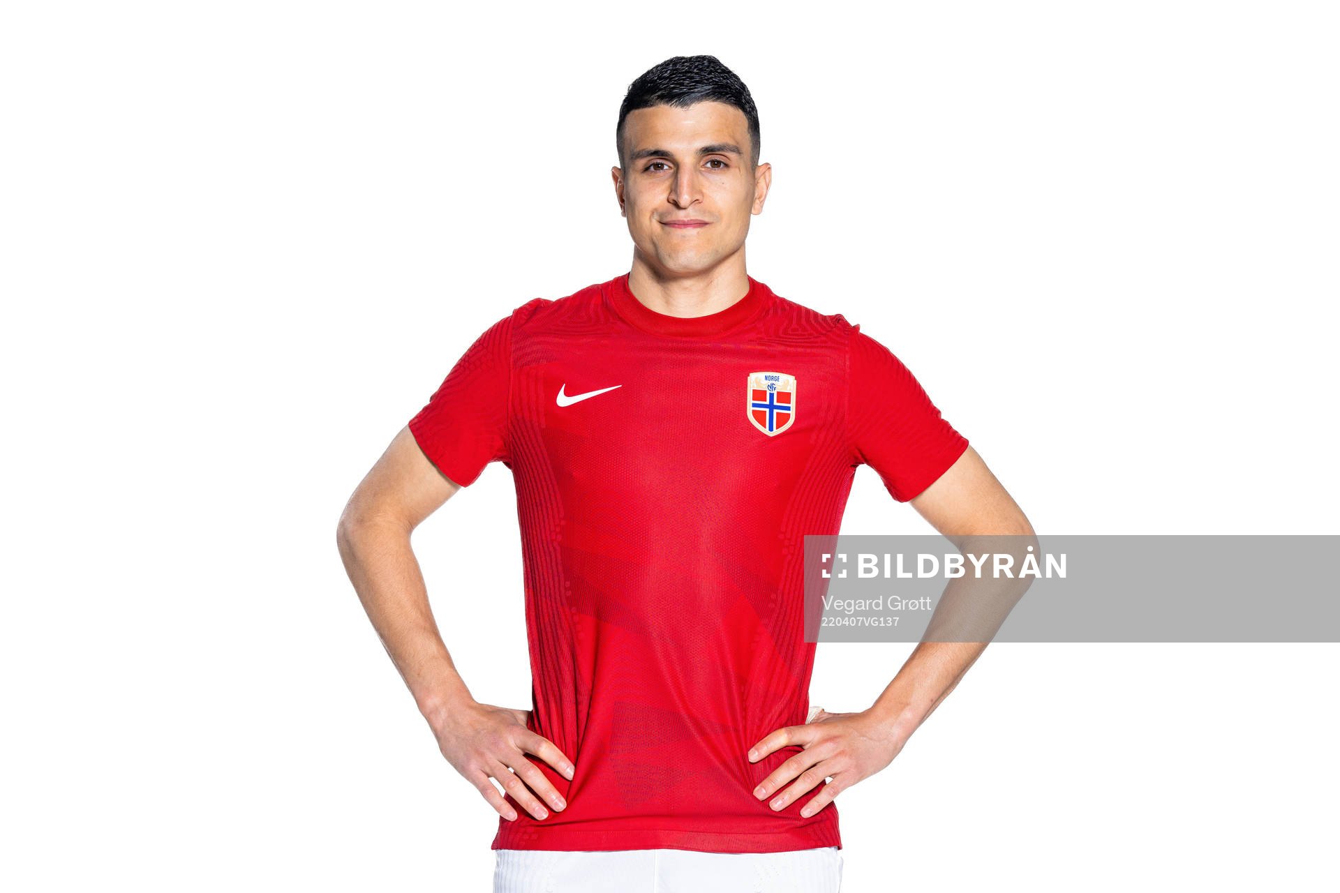 Mohamed Elyounoussi of the Norwegian national football team