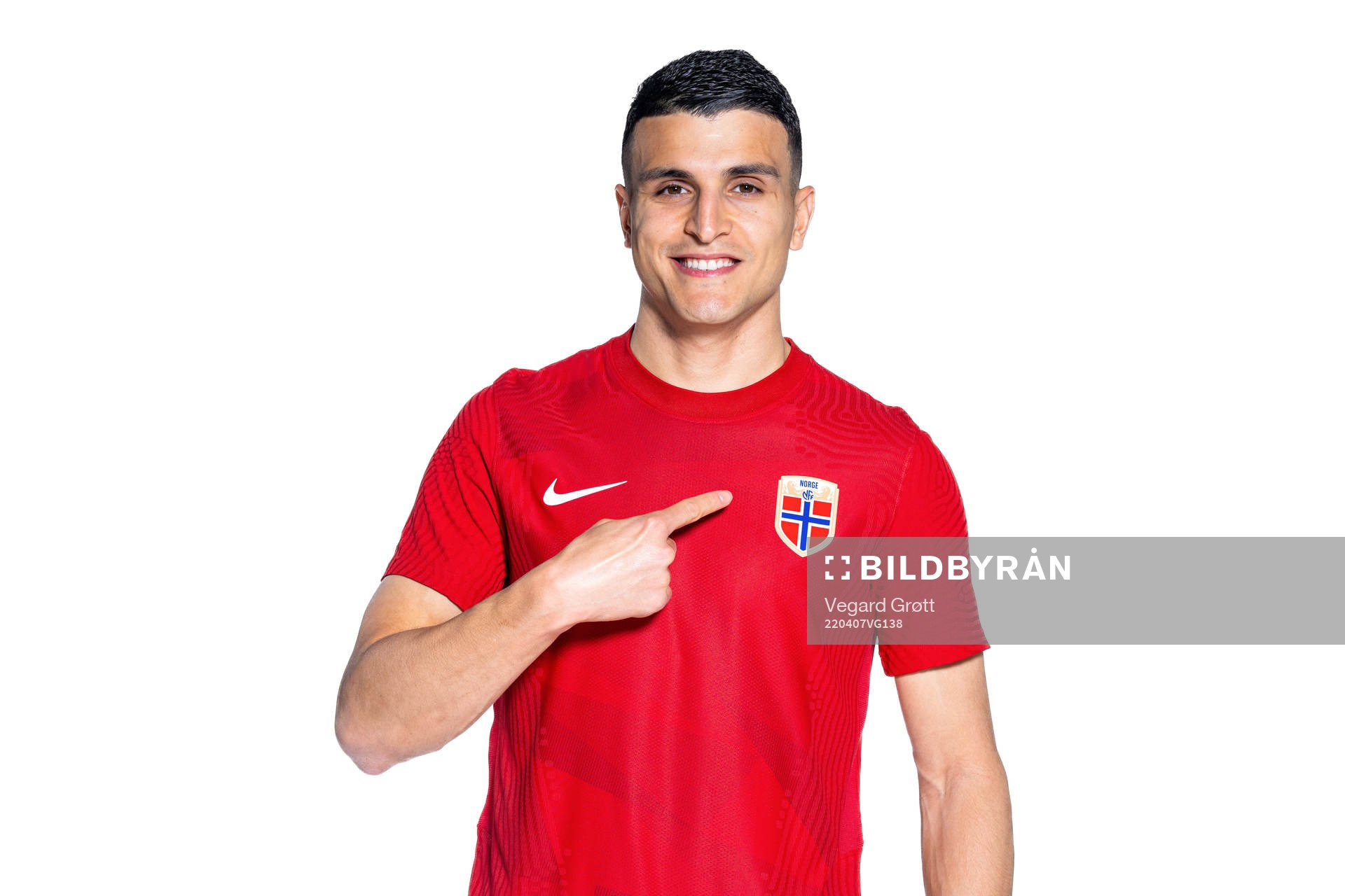 Mohamed Elyounoussi of the Norwegian national football team