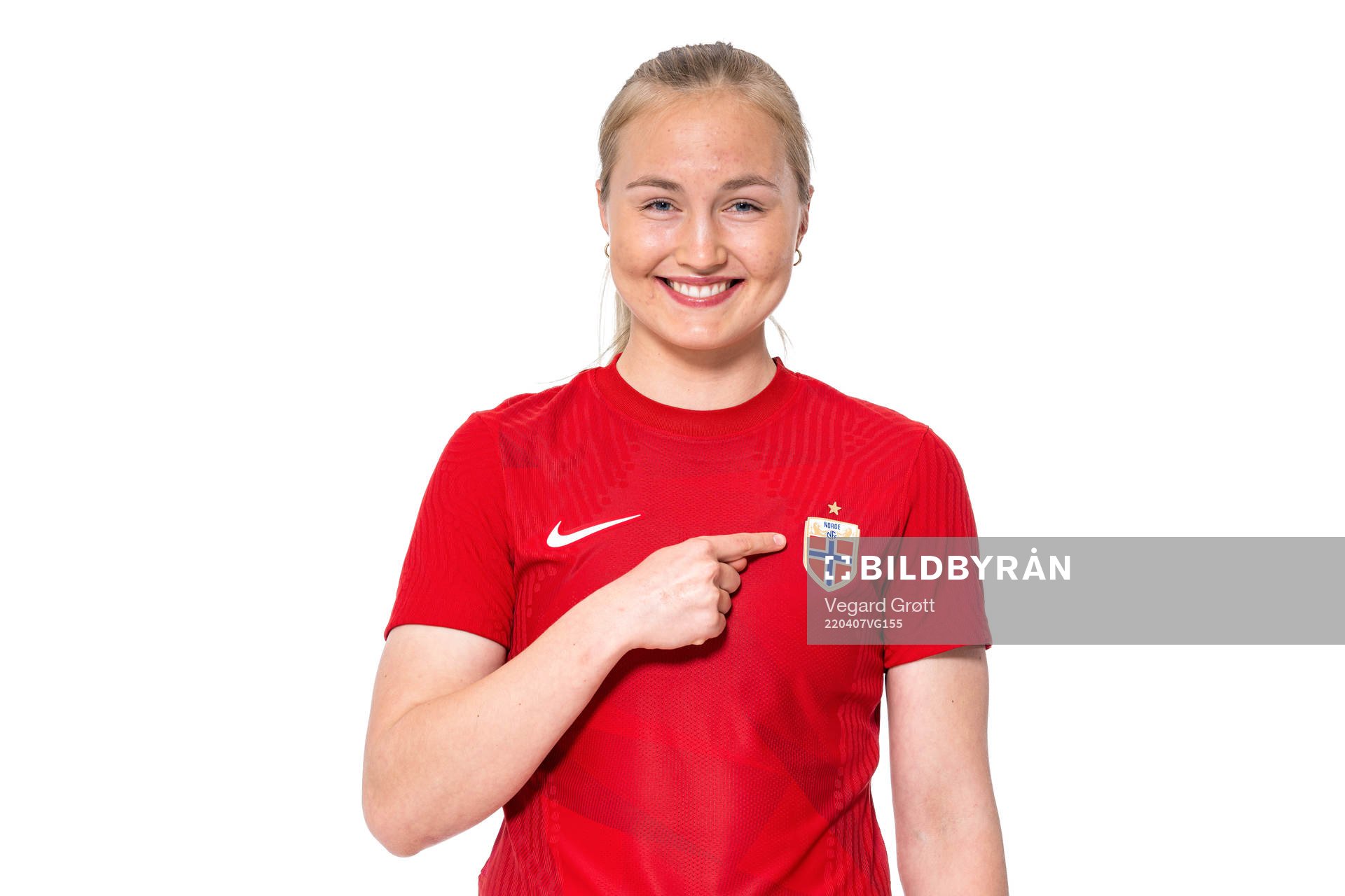 Noor Hoelsbrekken Eckhoff of the Norwegian women’s