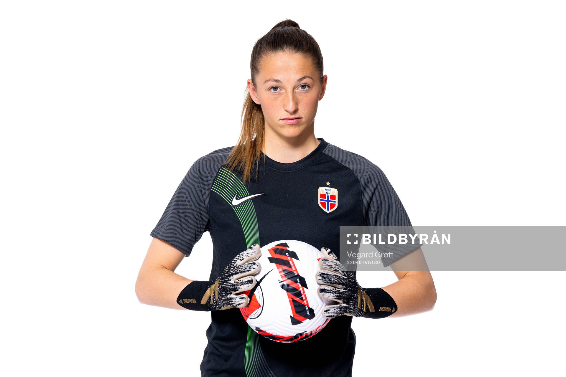 Goalkeeper Cecilie Fiskerstrand of the Norwegian women’s