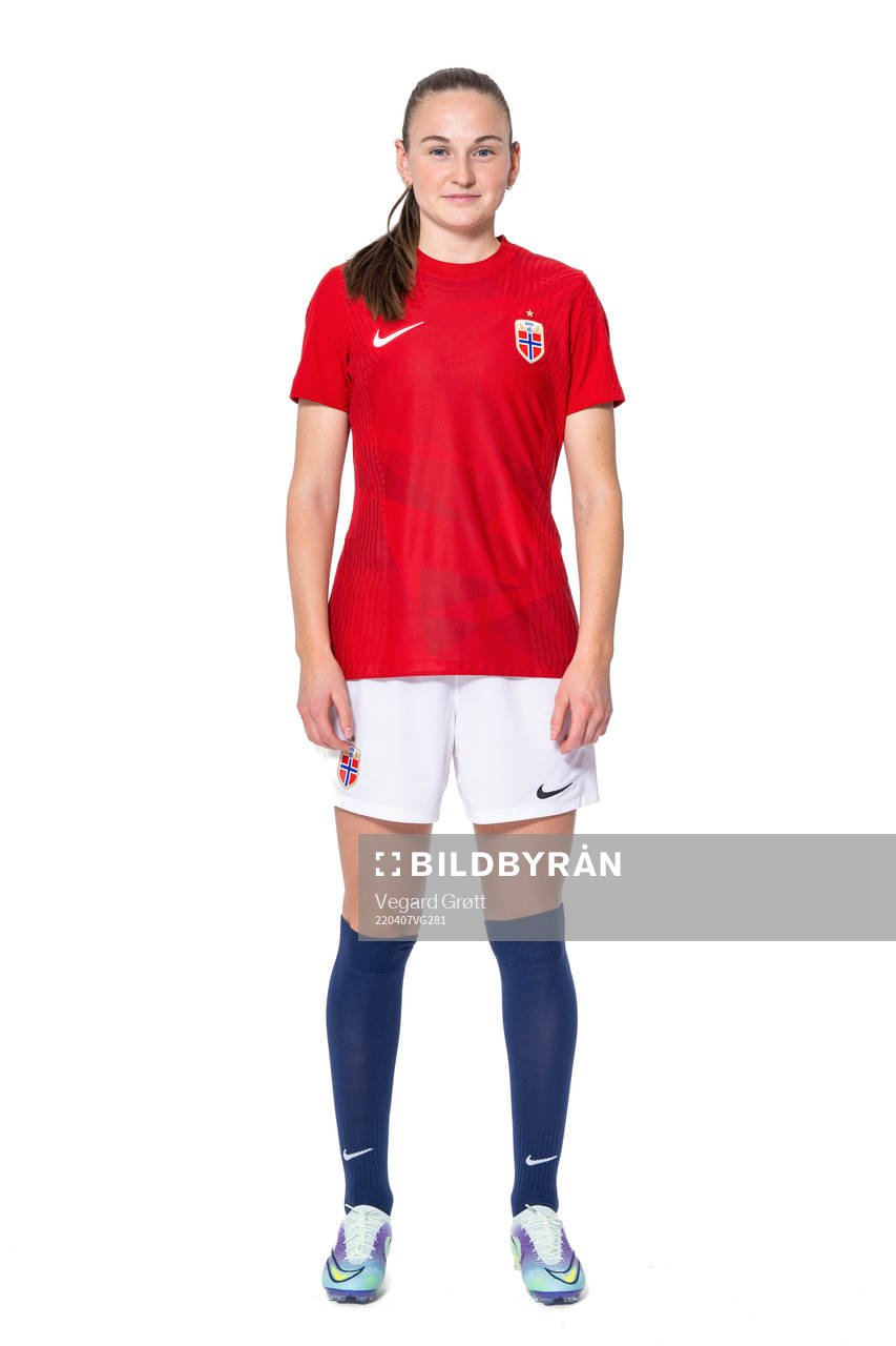 Vilde Hasund of the Norwegian women’s national football