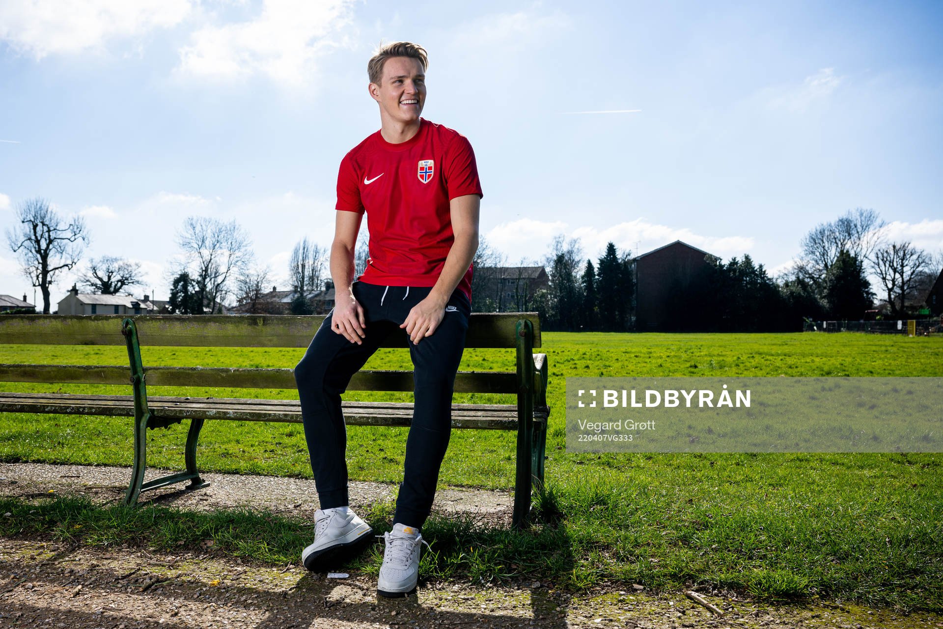 Martin Ødegaard of the Norwegian national football team