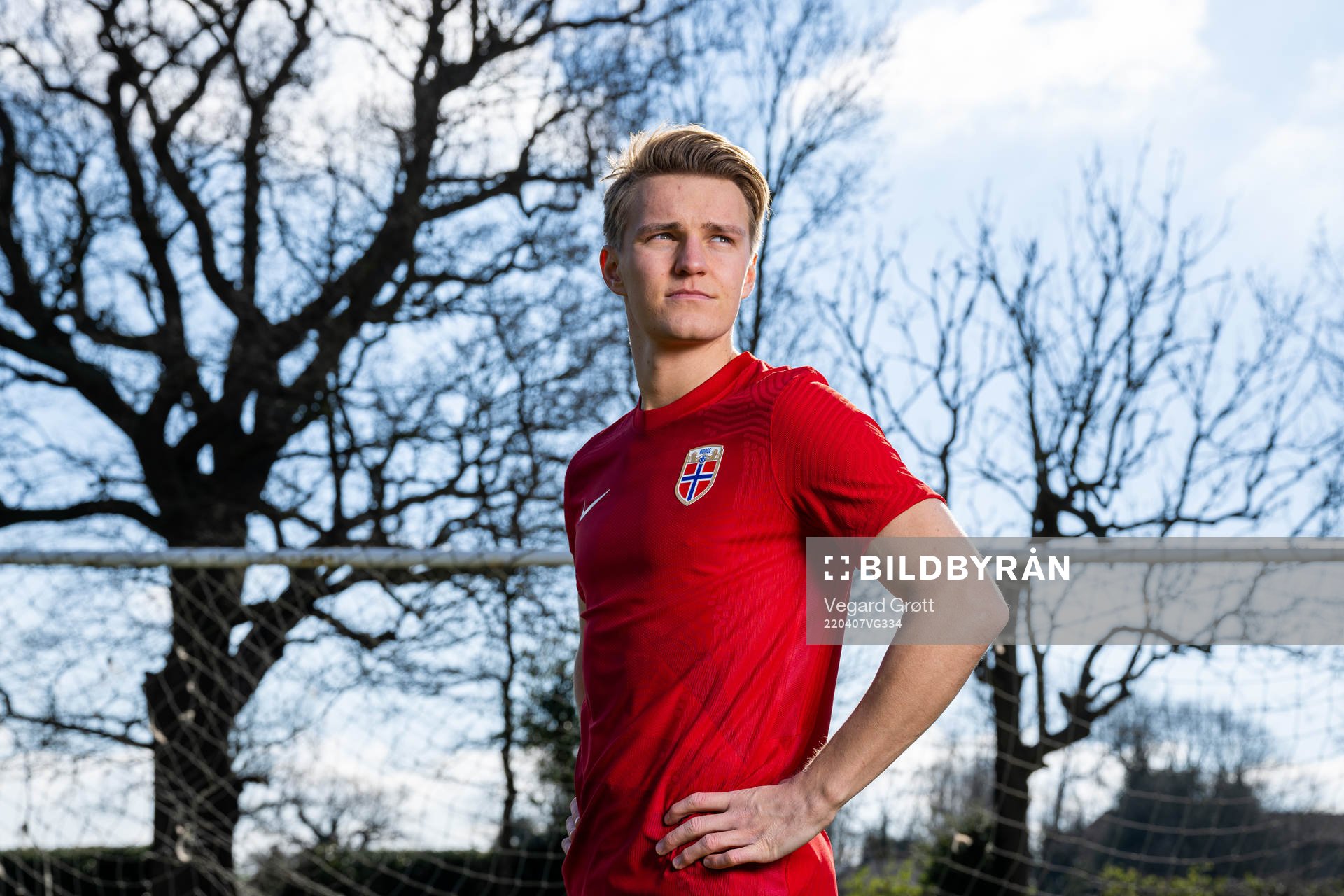 Martin Ødegaard of the Norwegian national football team