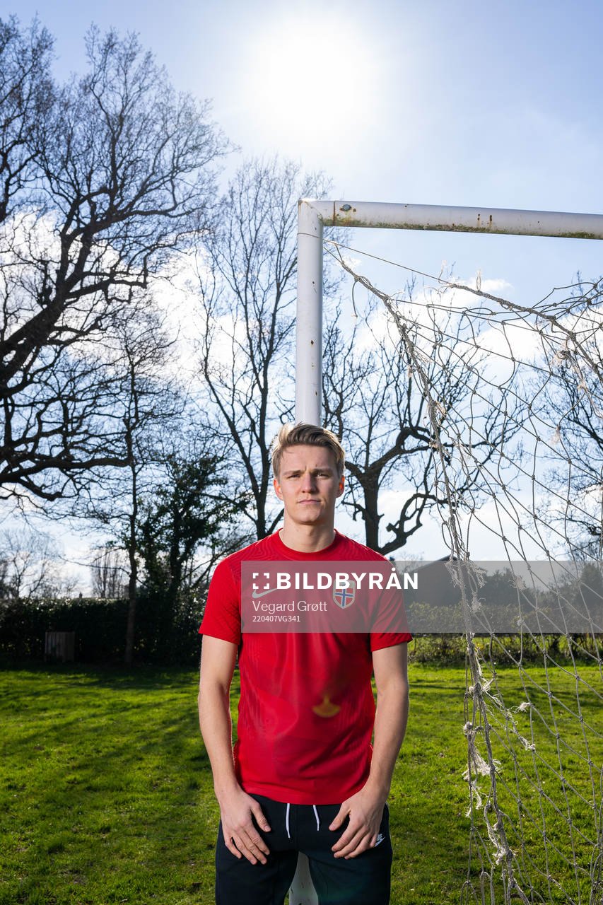 Martin Ødegaard of the Norwegian national football team