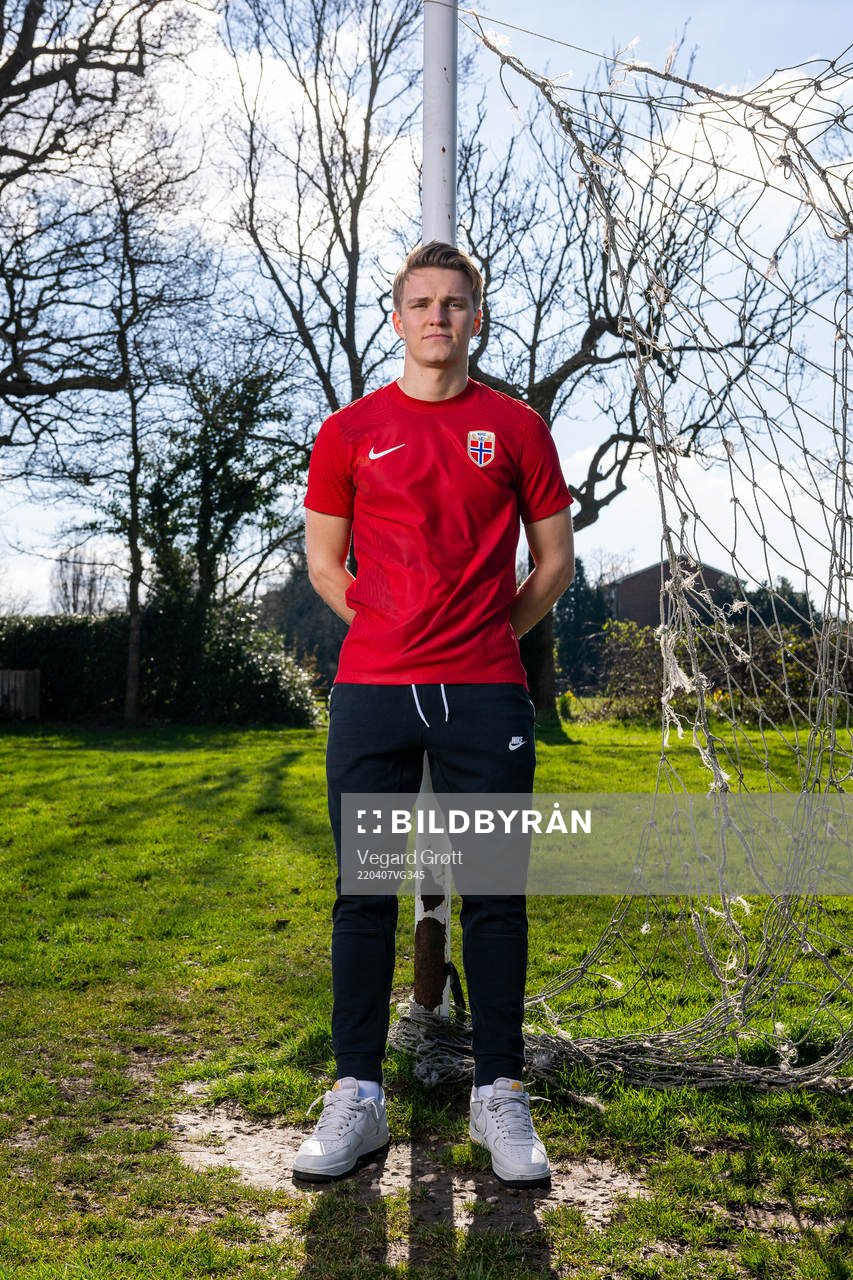 Martin Ødegaard of the Norwegian national football team