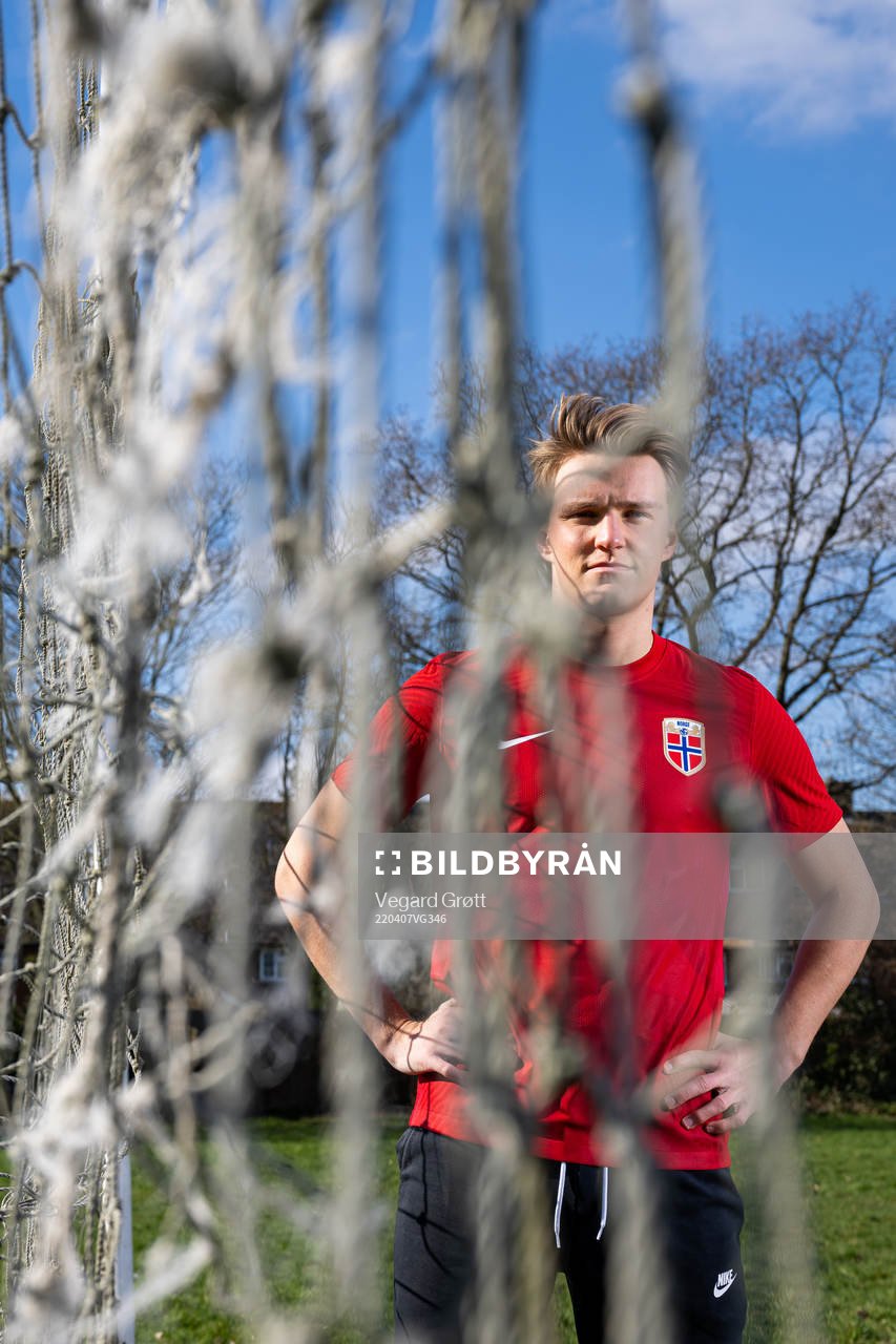 Martin Ødegaard of the Norwegian national football team