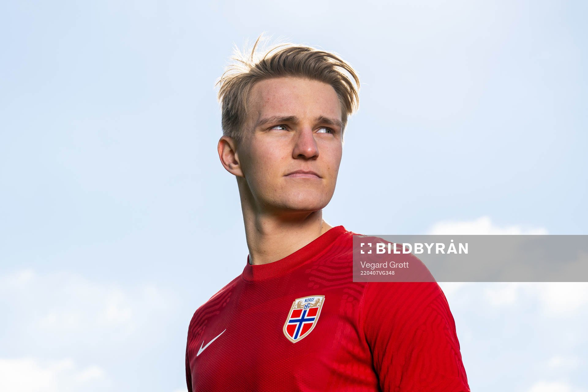 Martin Ødegaard of the Norwegian national football team