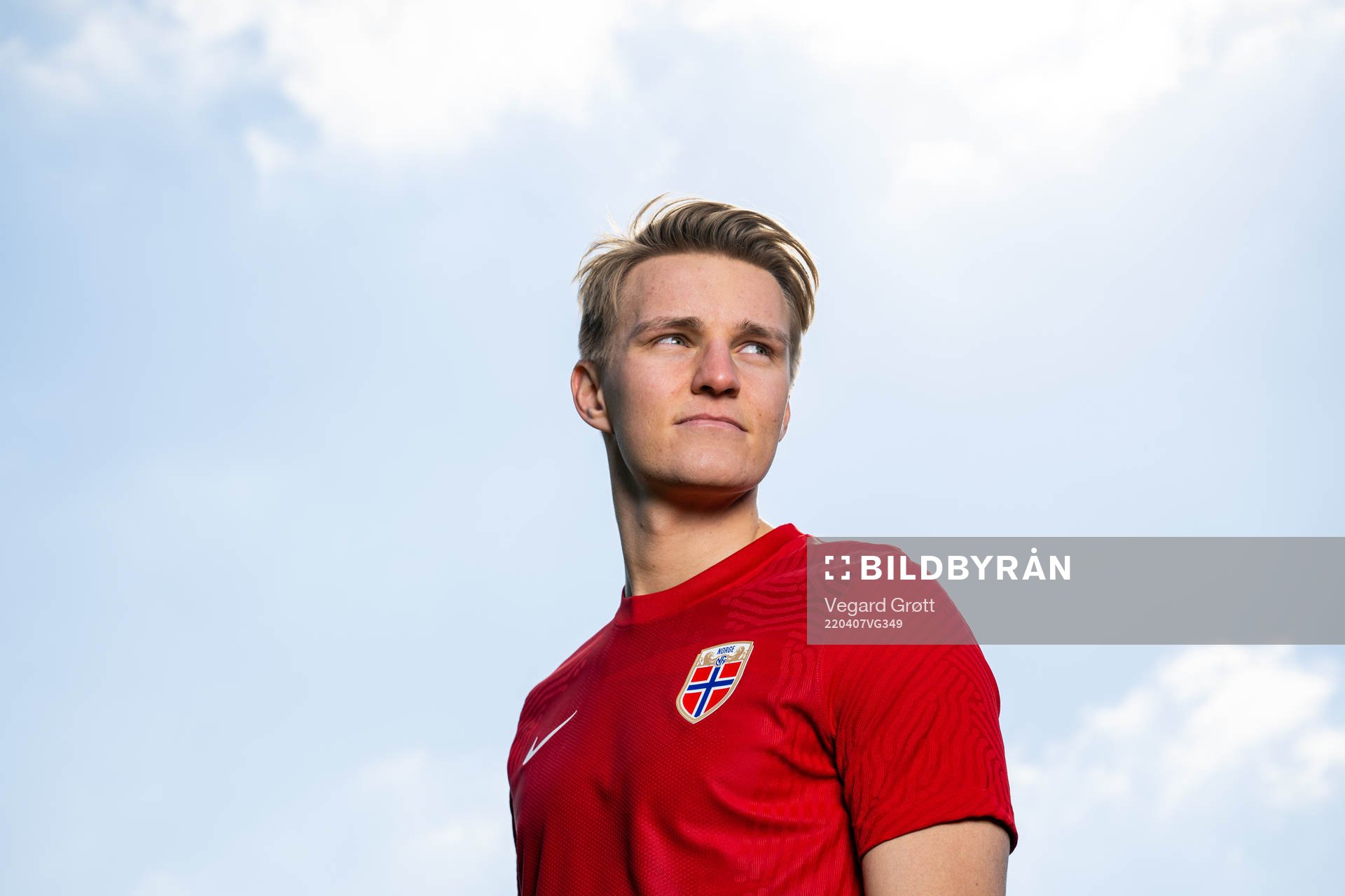 Martin Ødegaard of the Norwegian national football team