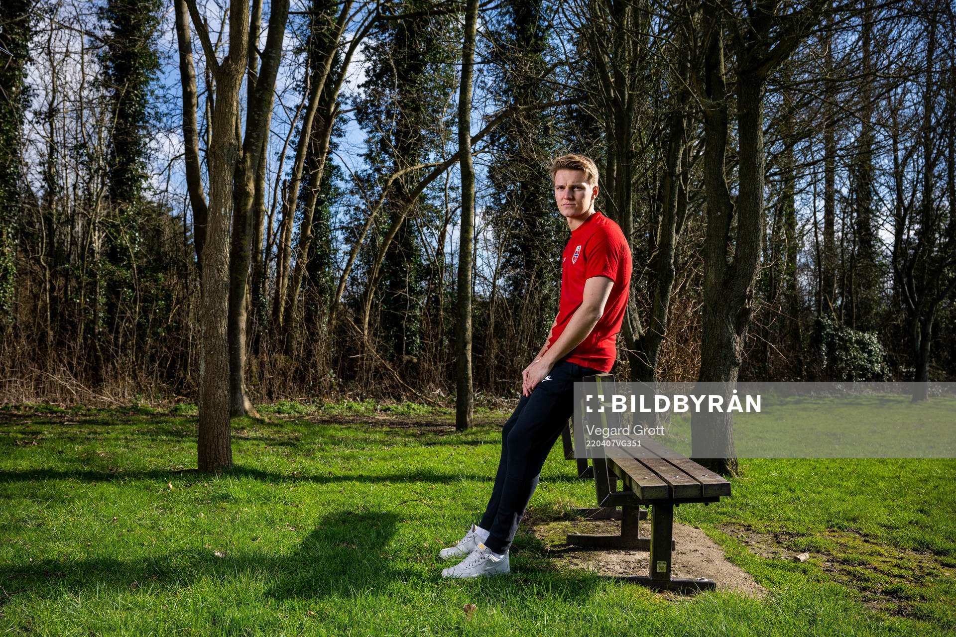 Martin Ødegaard of the Norwegian national football team