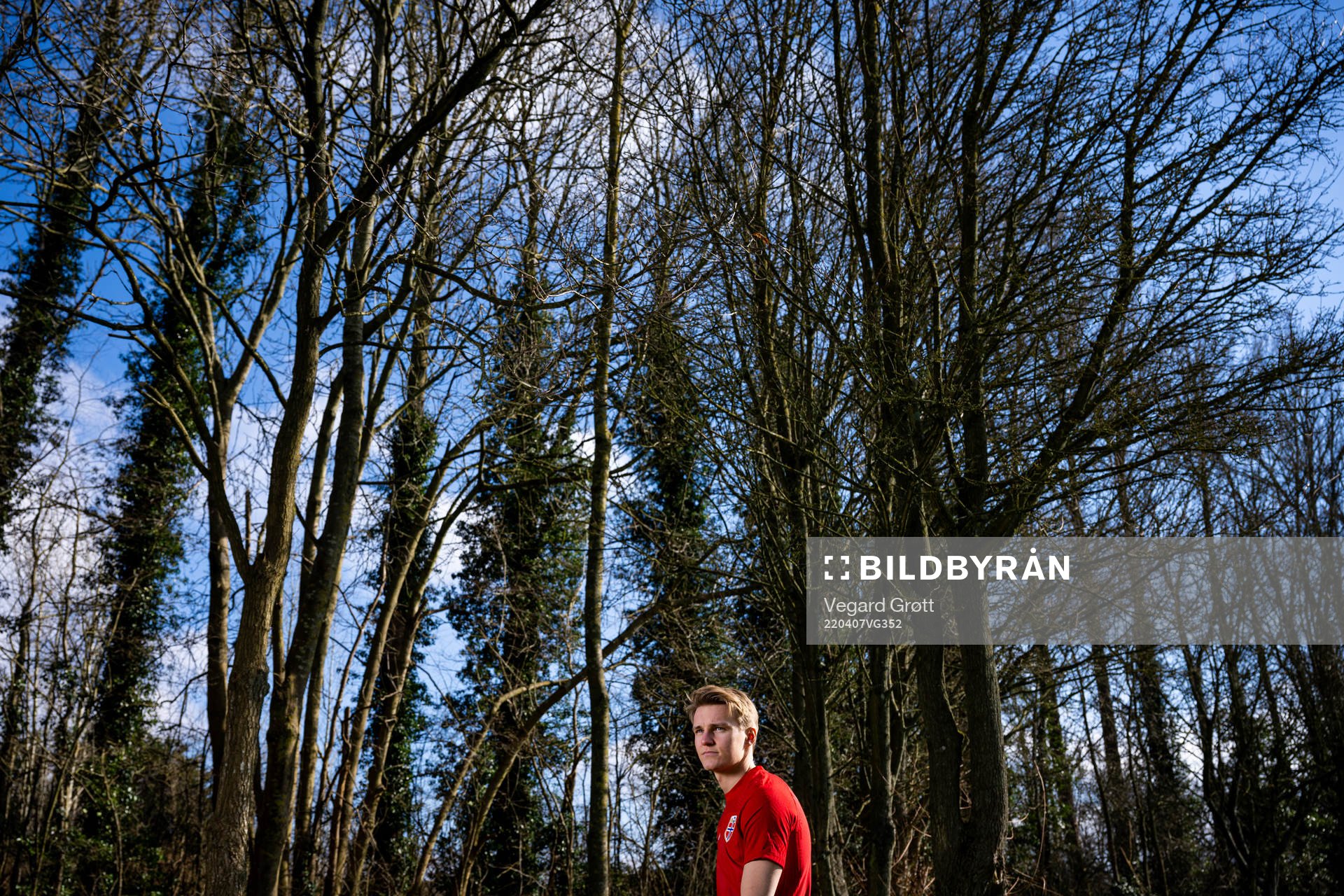 Martin Ødegaard of the Norwegian national football team