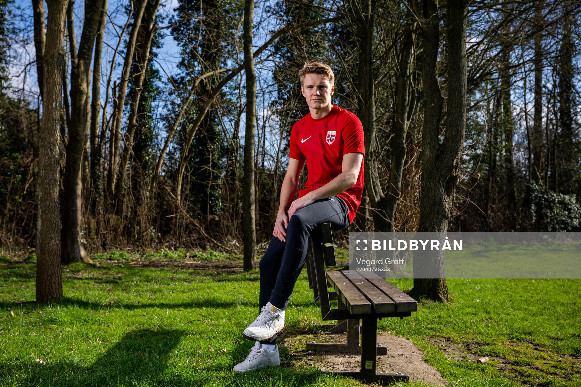 Martin Ødegaard of the Norwegian national football team