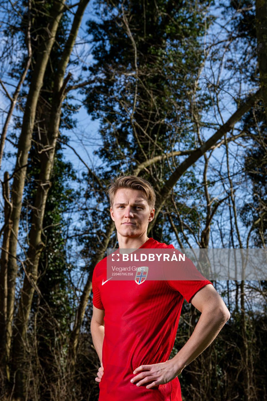 Martin Ødegaard of the Norwegian national football team