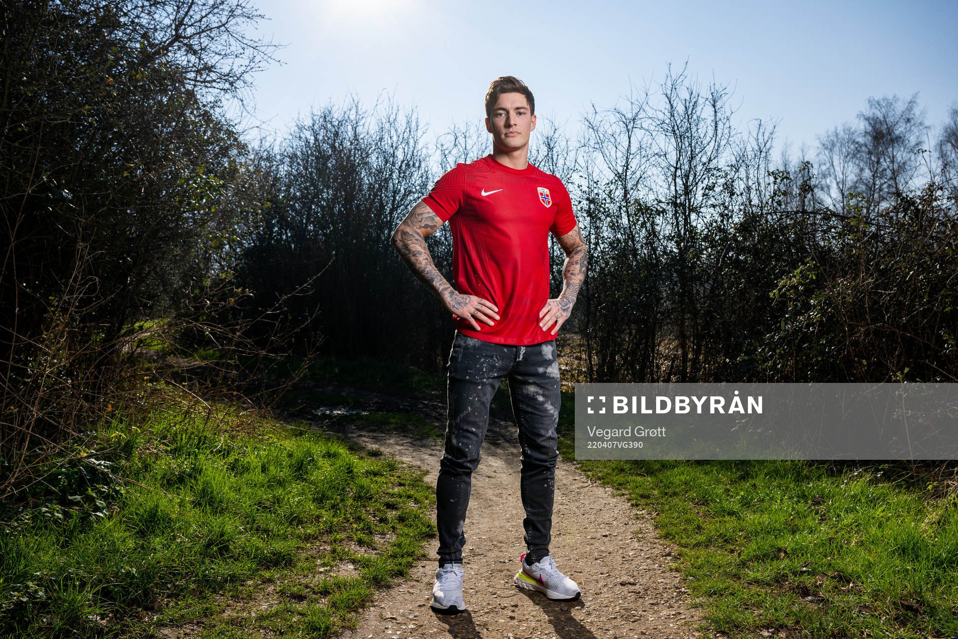 Mathias Normann of the Norwegian national football team
