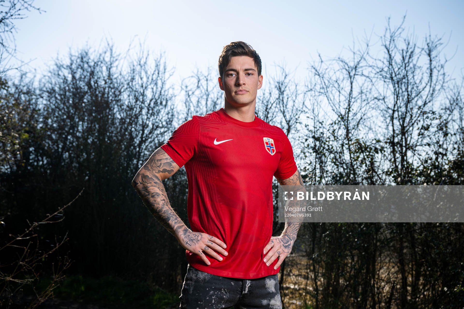 Mathias Normann of the Norwegian national football team