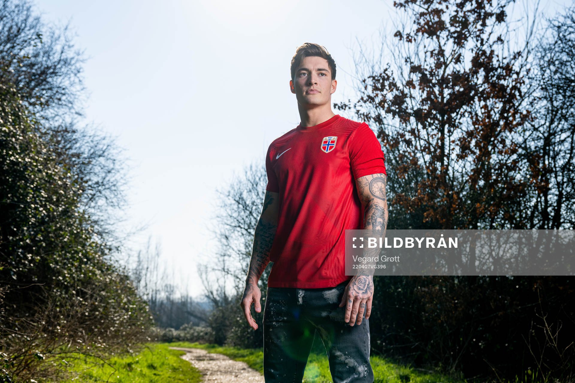 Mathias Normann of the Norwegian national football team