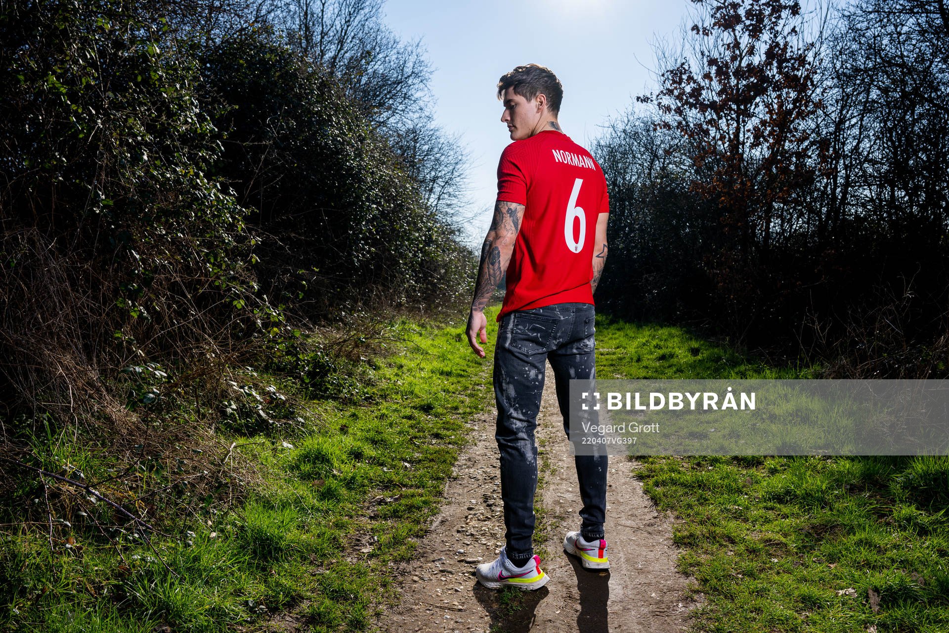 Mathias Normann of the Norwegian national football team