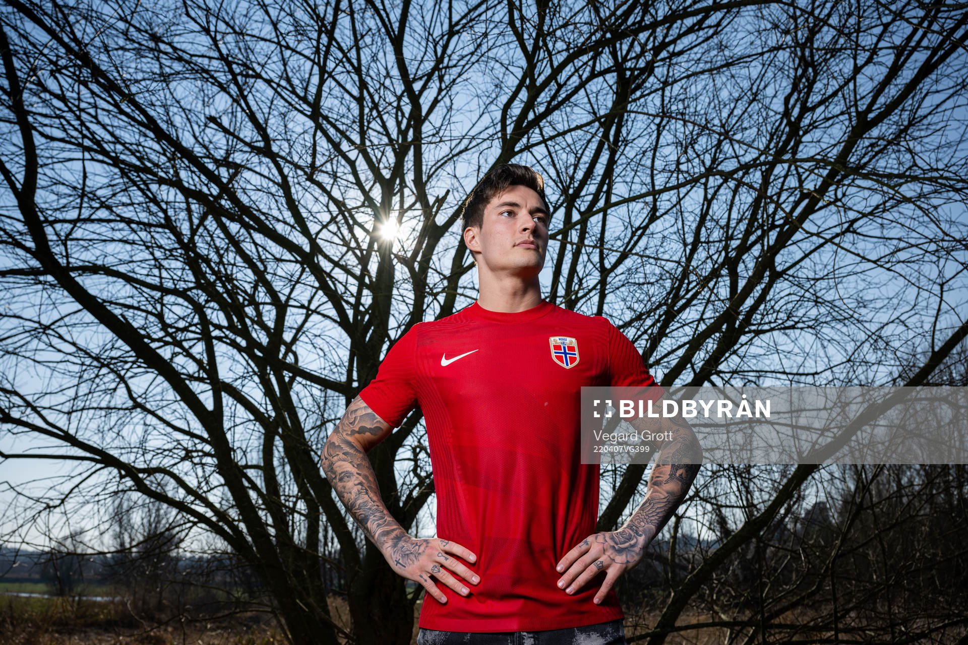 Mathias Normann of the Norwegian national football team