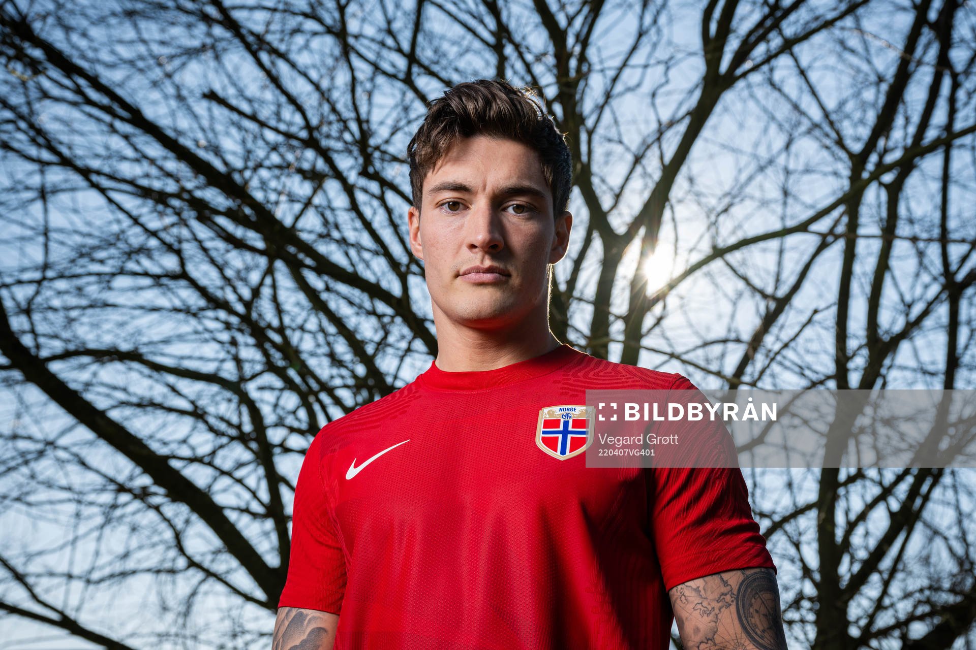 Mathias Normann of the Norwegian national football team