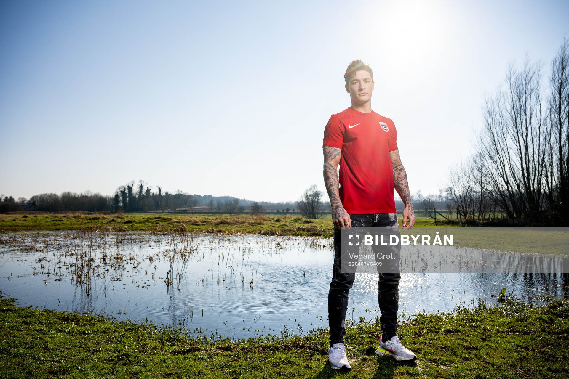 Mathias Normann of the Norwegian national football team