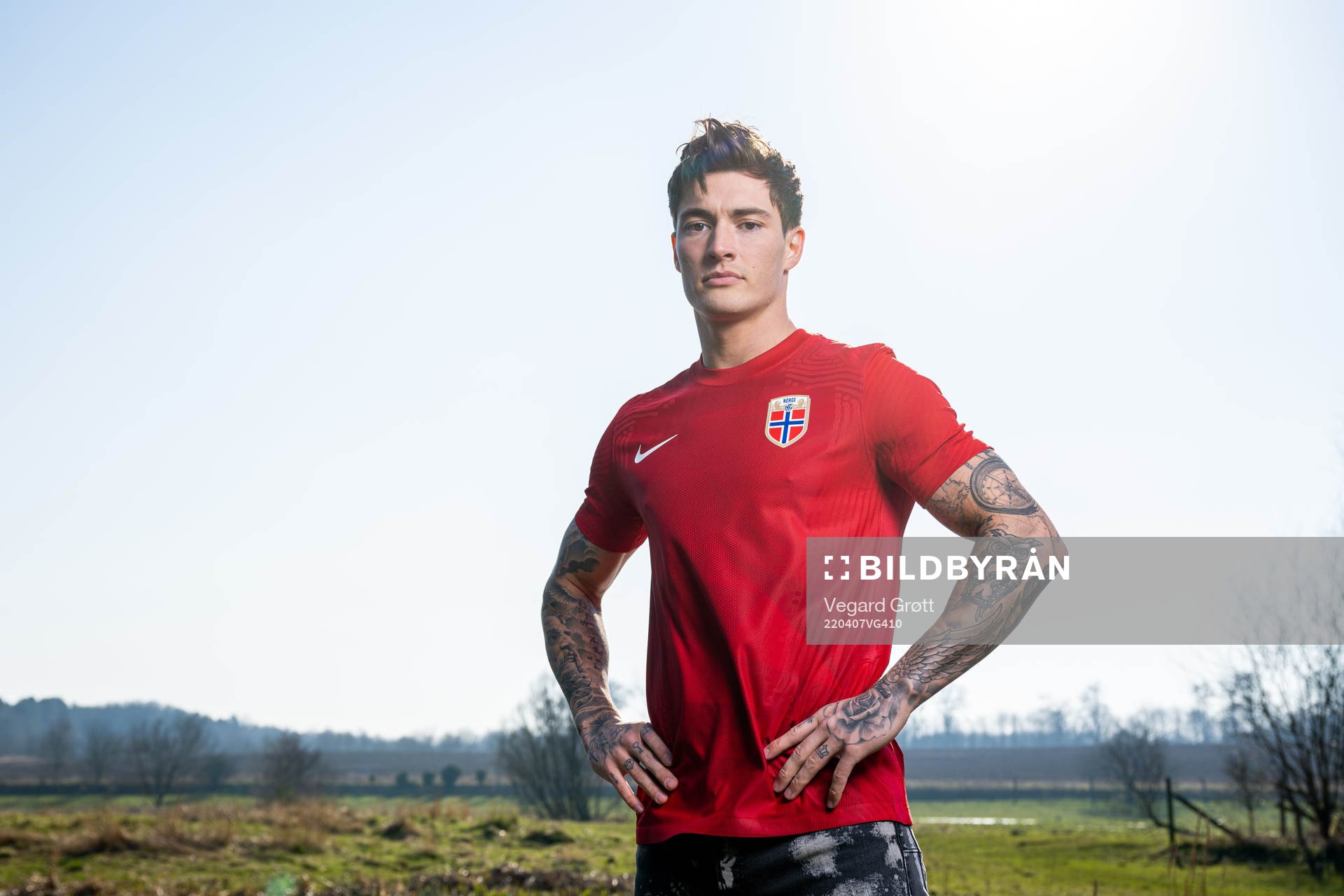 Mathias Normann of the Norwegian national football team