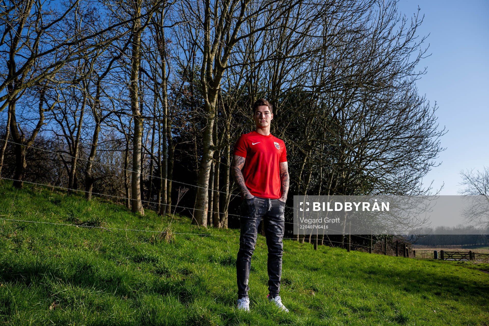 Mathias Normann of the Norwegian national football team