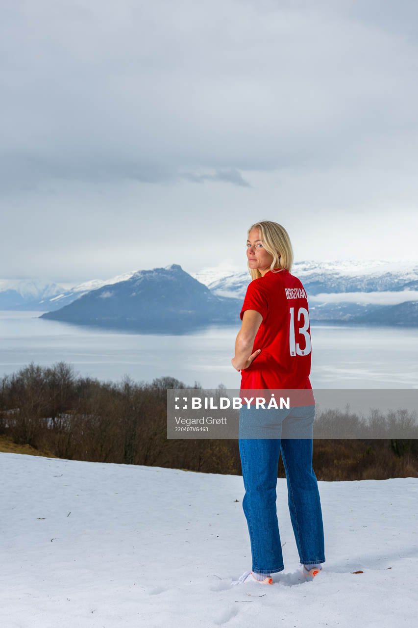Guro Bergsvand of the Norwegian national football team