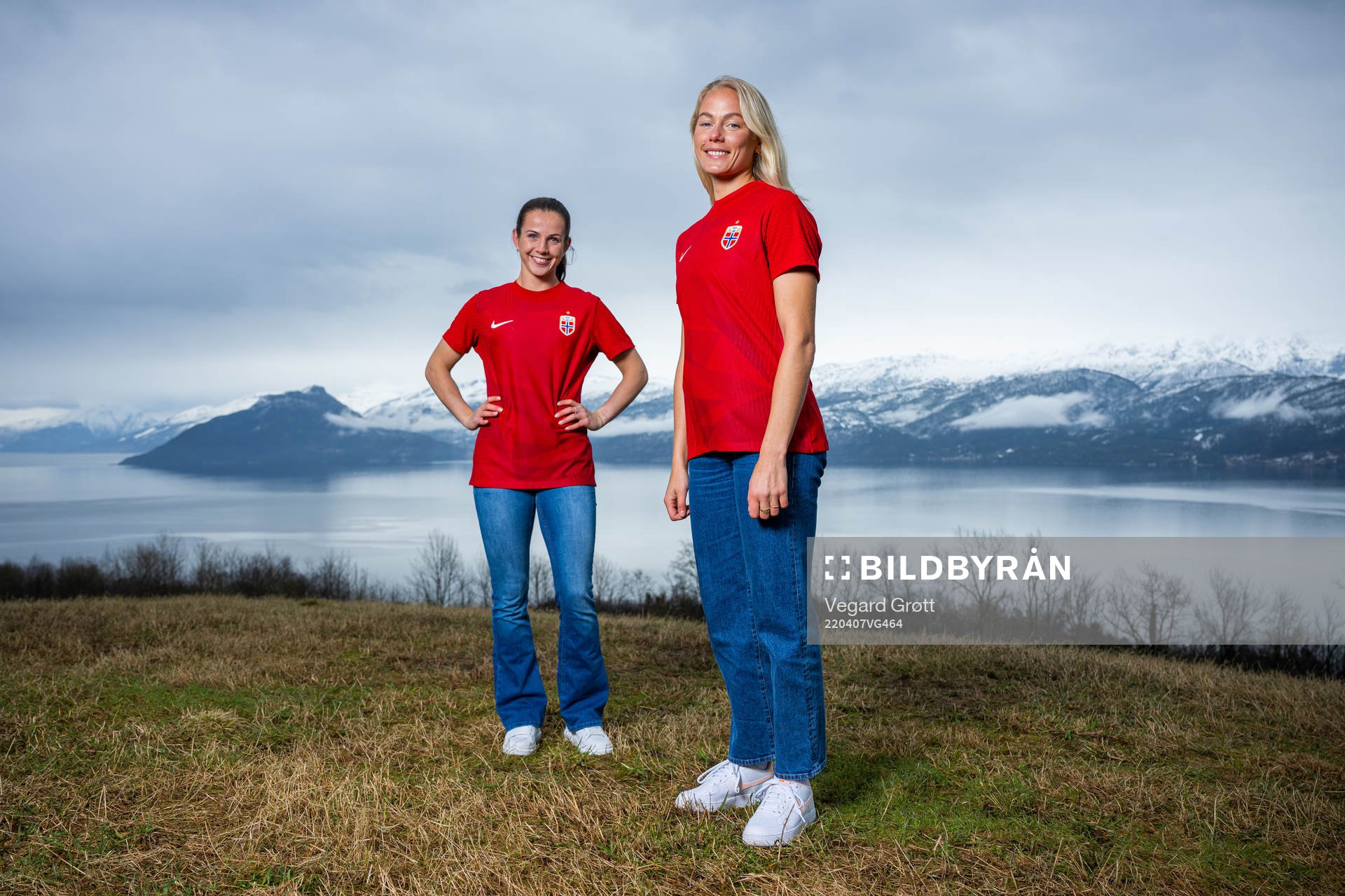 Tuva Hansen and Guro Bergsvand of the Norwegian national