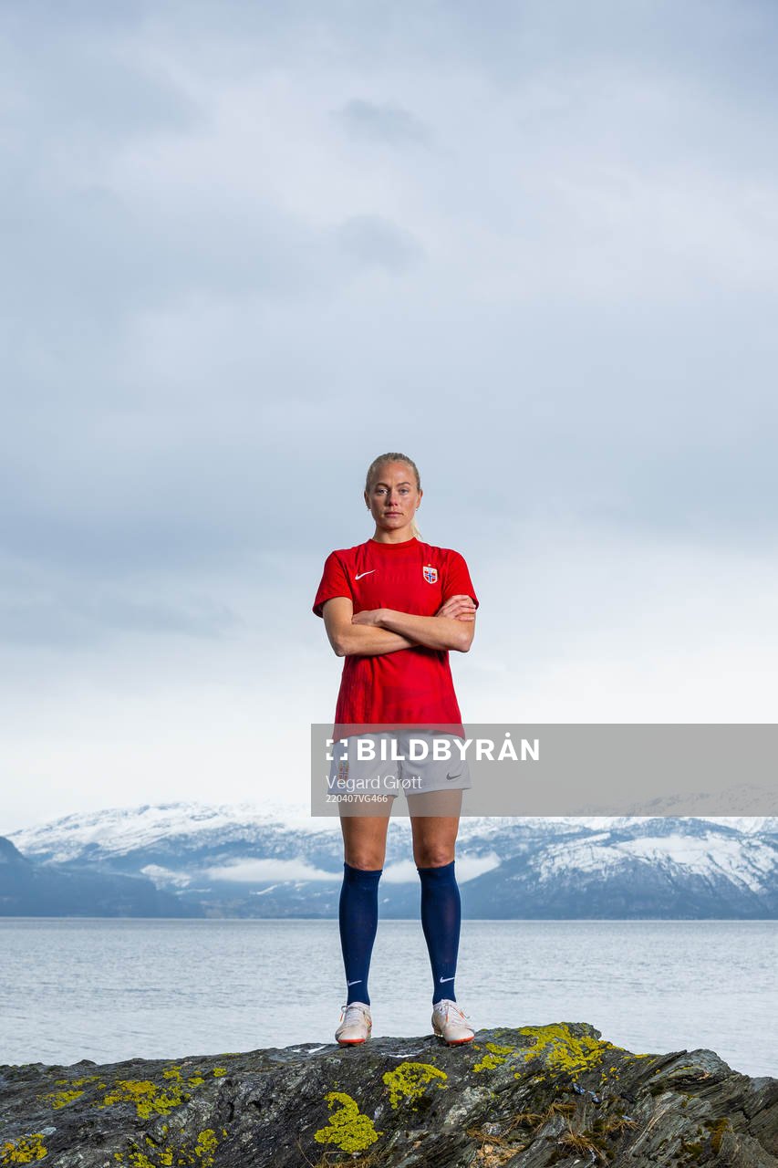 Guro Bergsvand of the Norwegian national football team