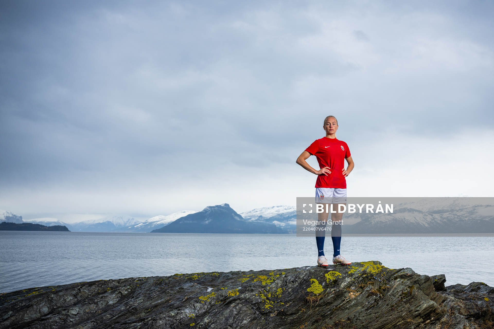 Guro Bergsvand of the Norwegian national football team