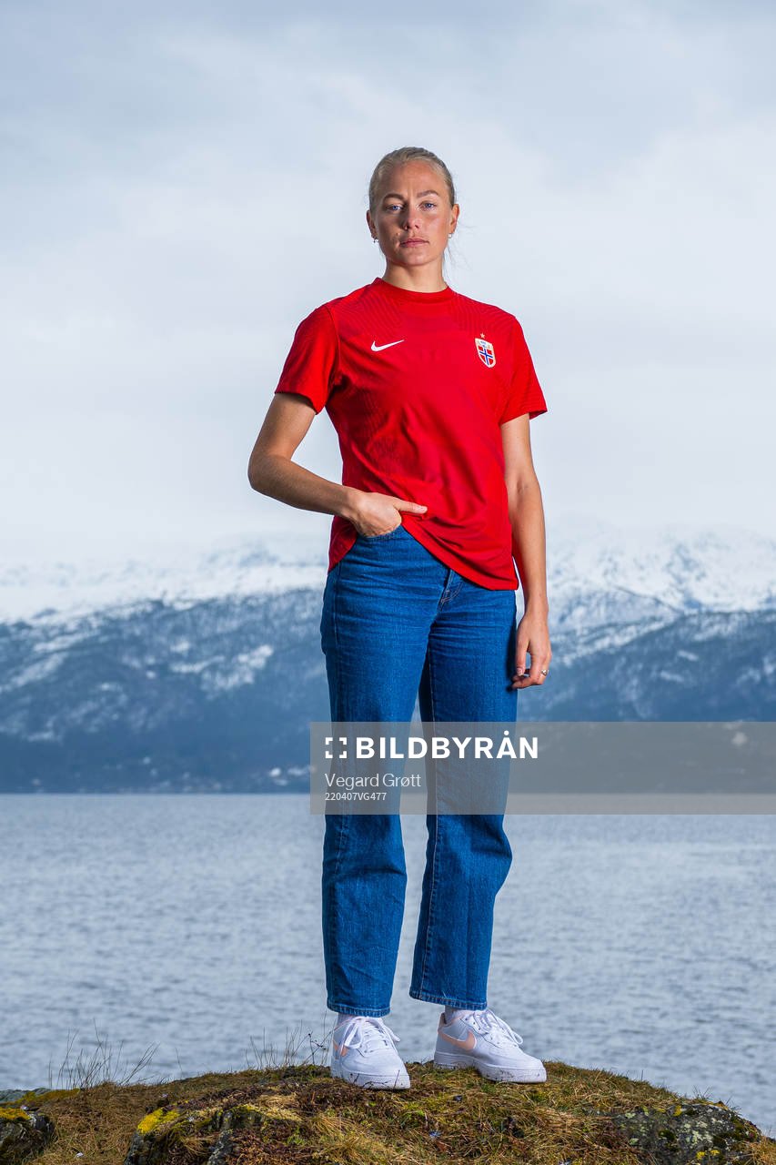 Guro Bergsvand of the Norwegian national football team