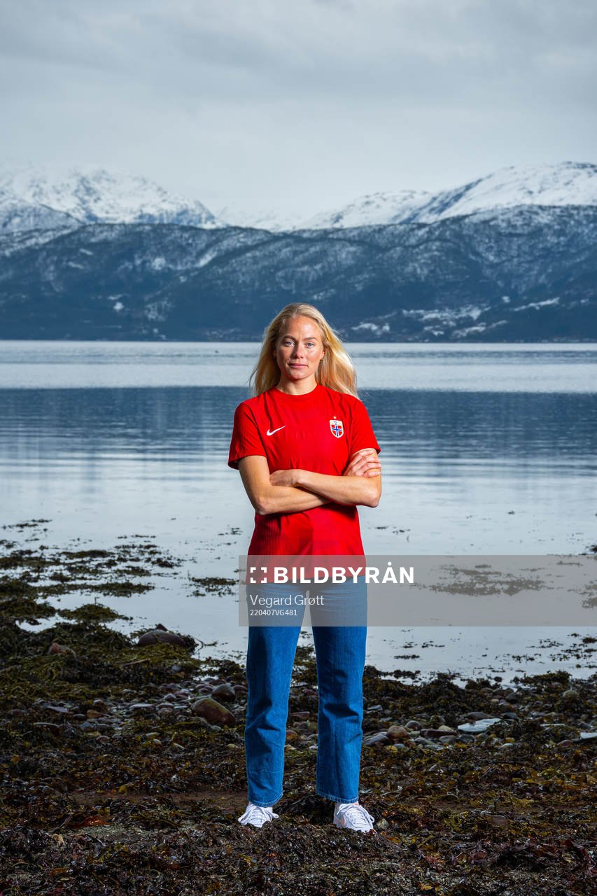 Guro Bergsvand of the Norwegian national football team