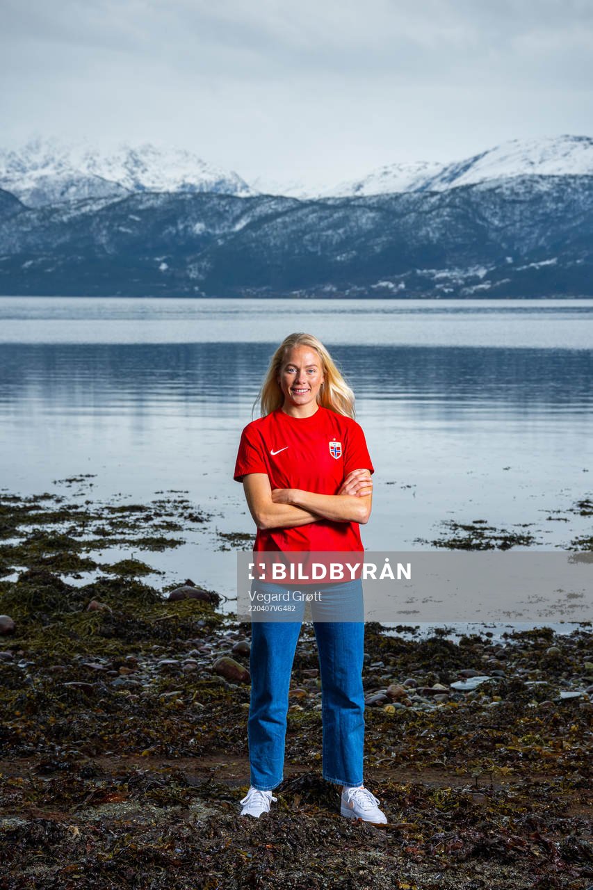 Guro Bergsvand of the Norwegian national football team