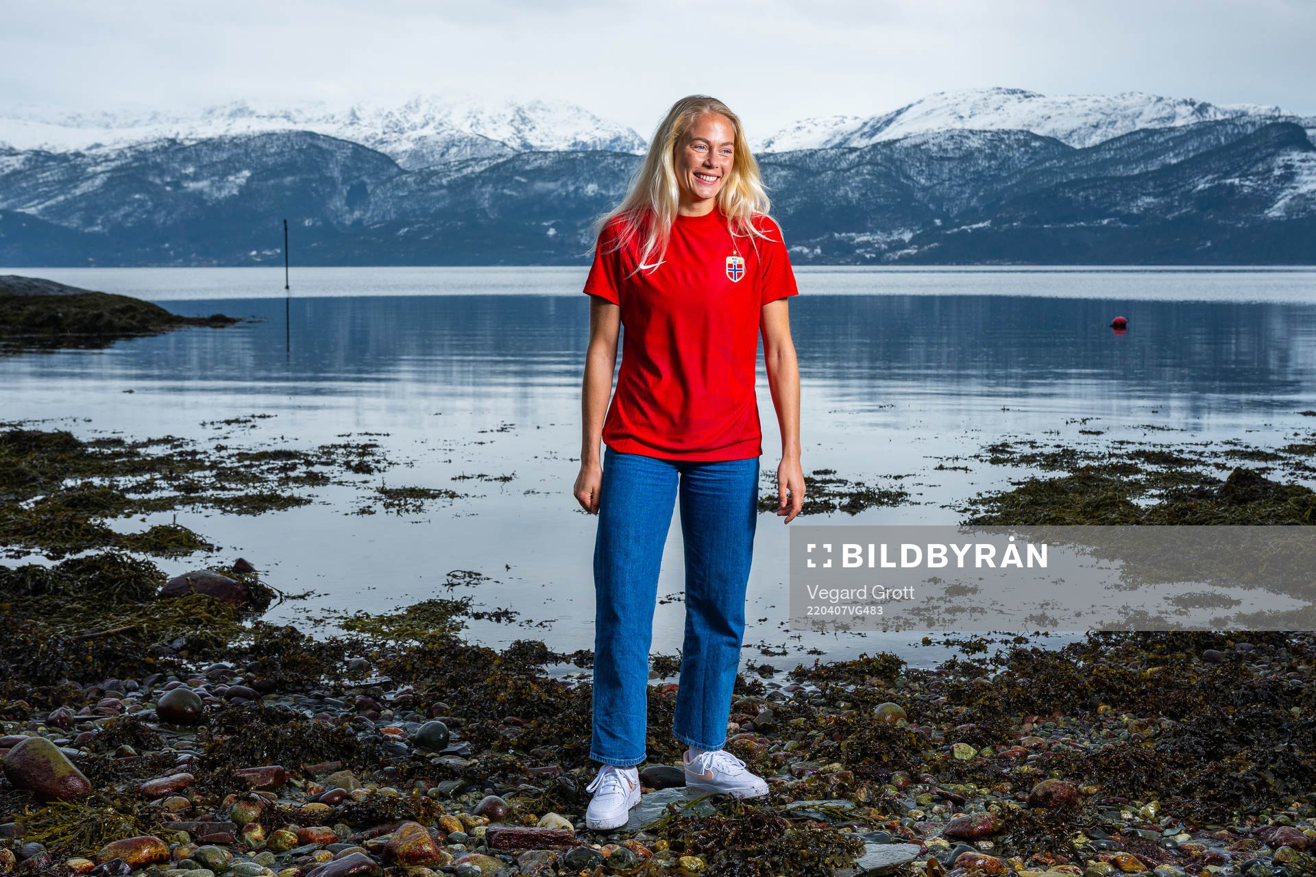 Guro Bergsvand of the Norwegian national football team