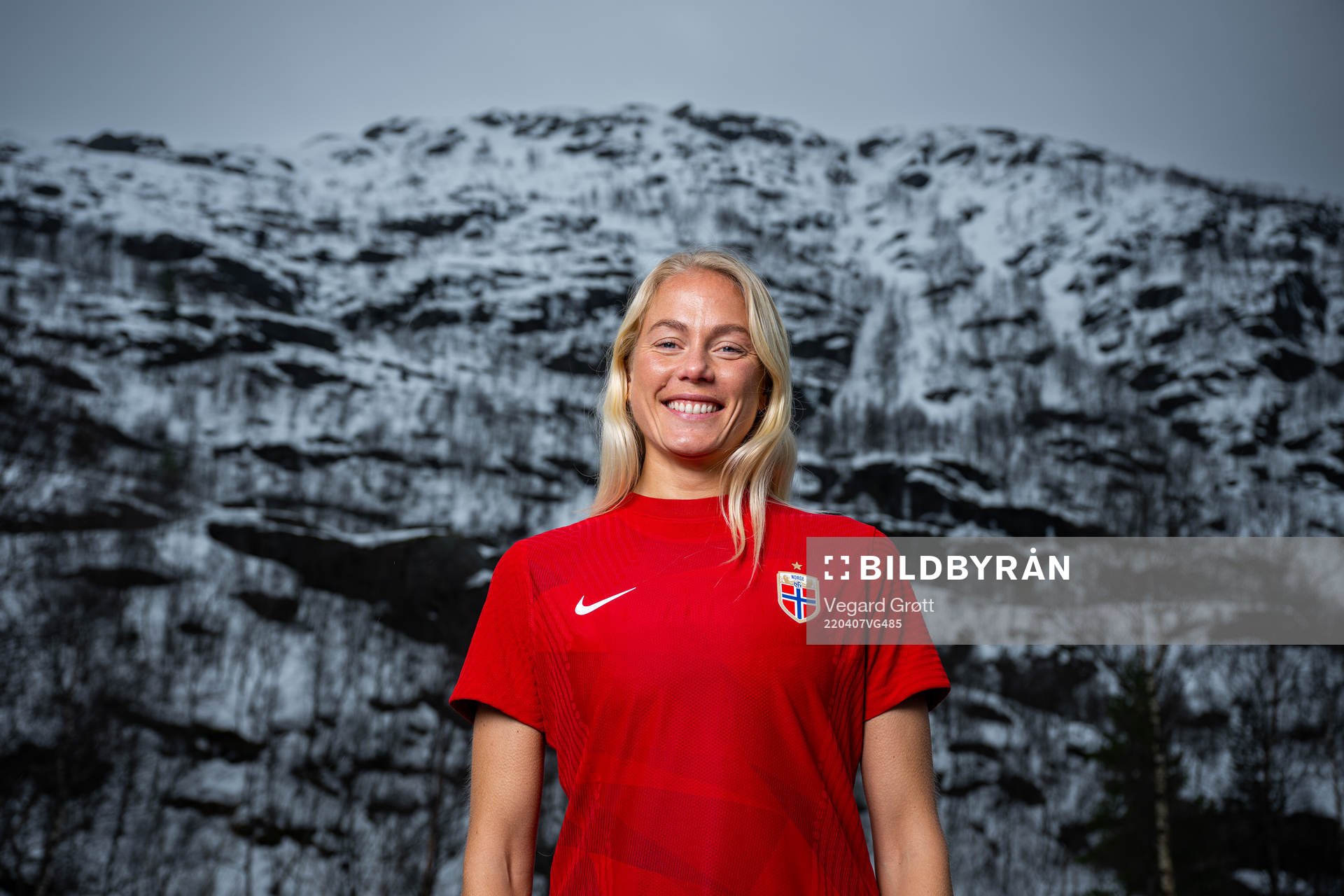 Guro Bergsvand of the Norwegian national football team