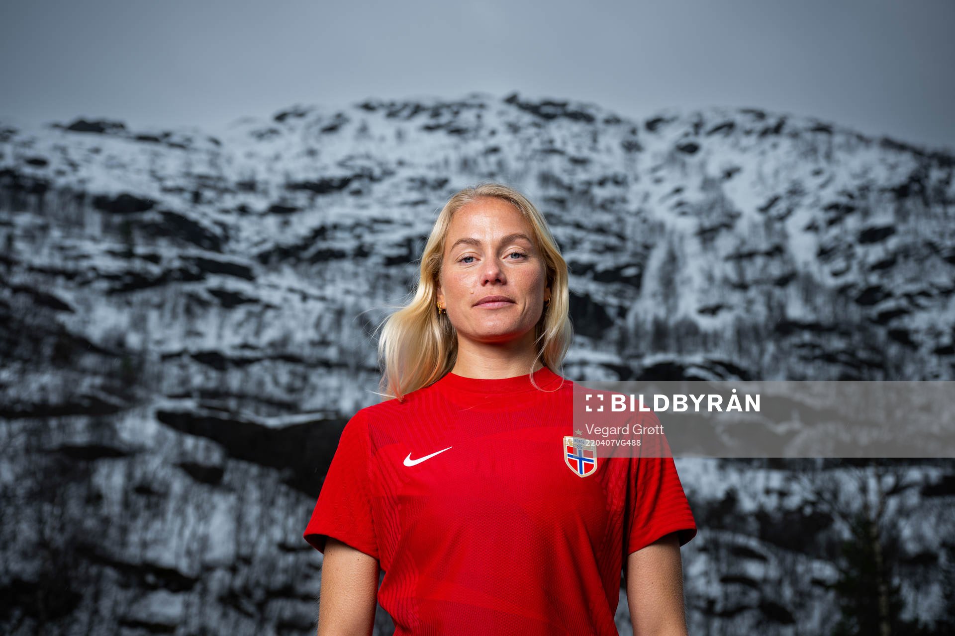 Guro Bergsvand of the Norwegian national football team