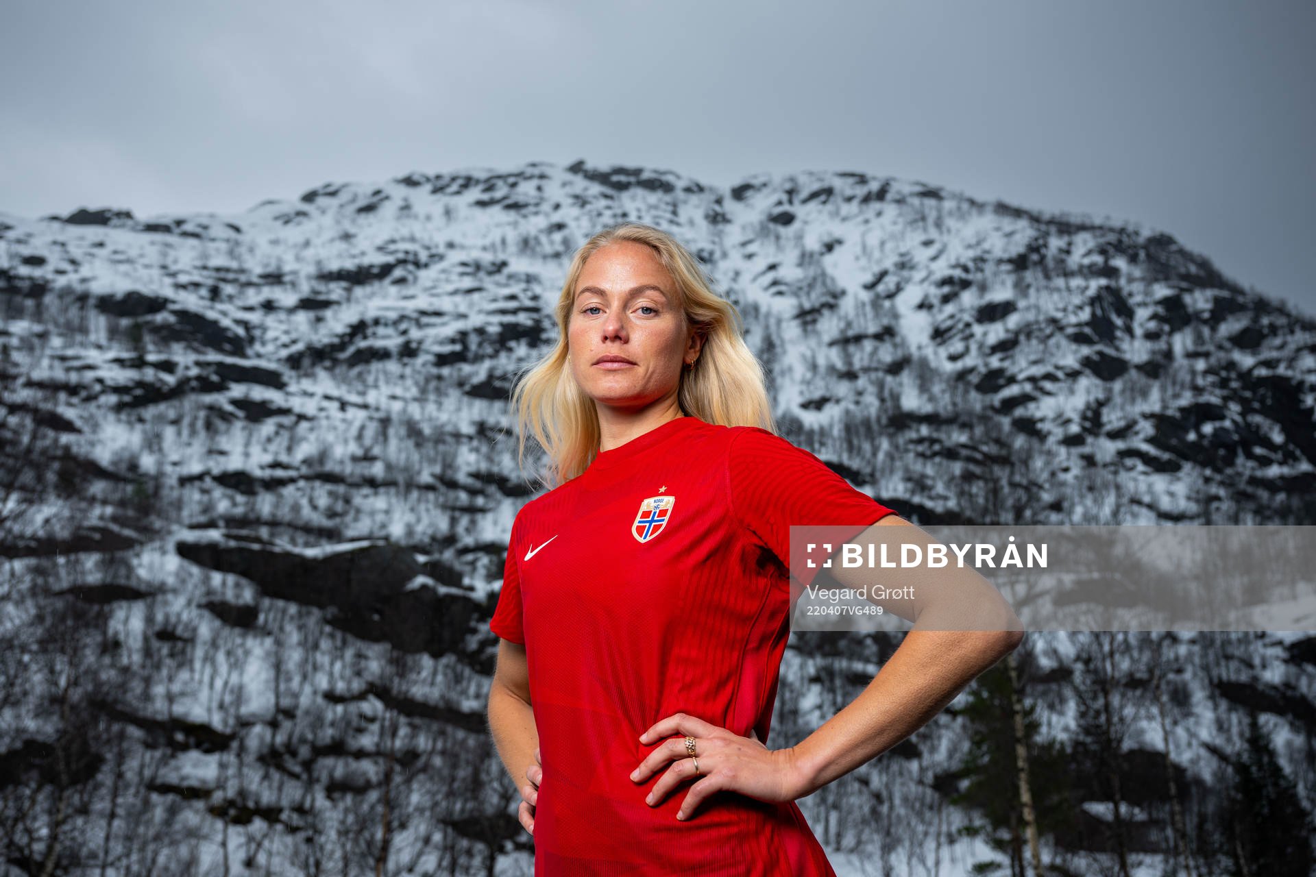 Guro Bergsvand of the Norwegian national football team
