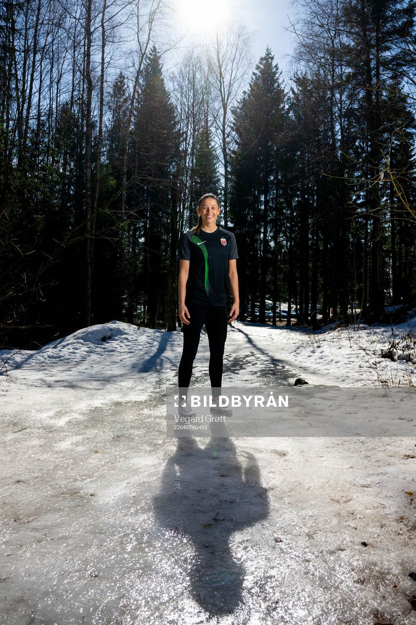 Goalkeeper Cecilie Fiskerstrand of the Norwegian national