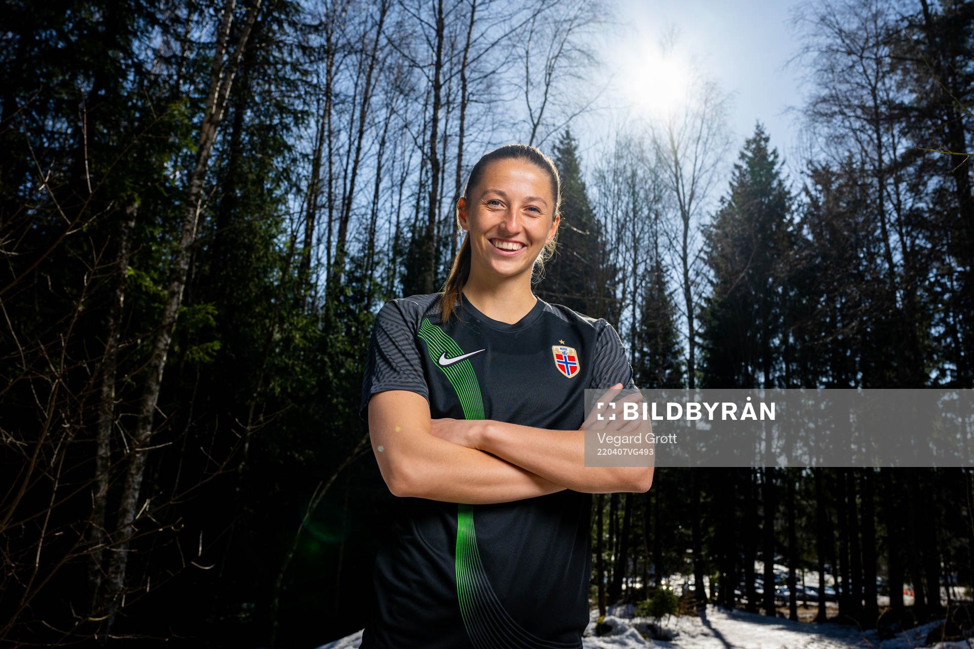 Goalkeeper Cecilie Fiskerstrand of the Norwegian national