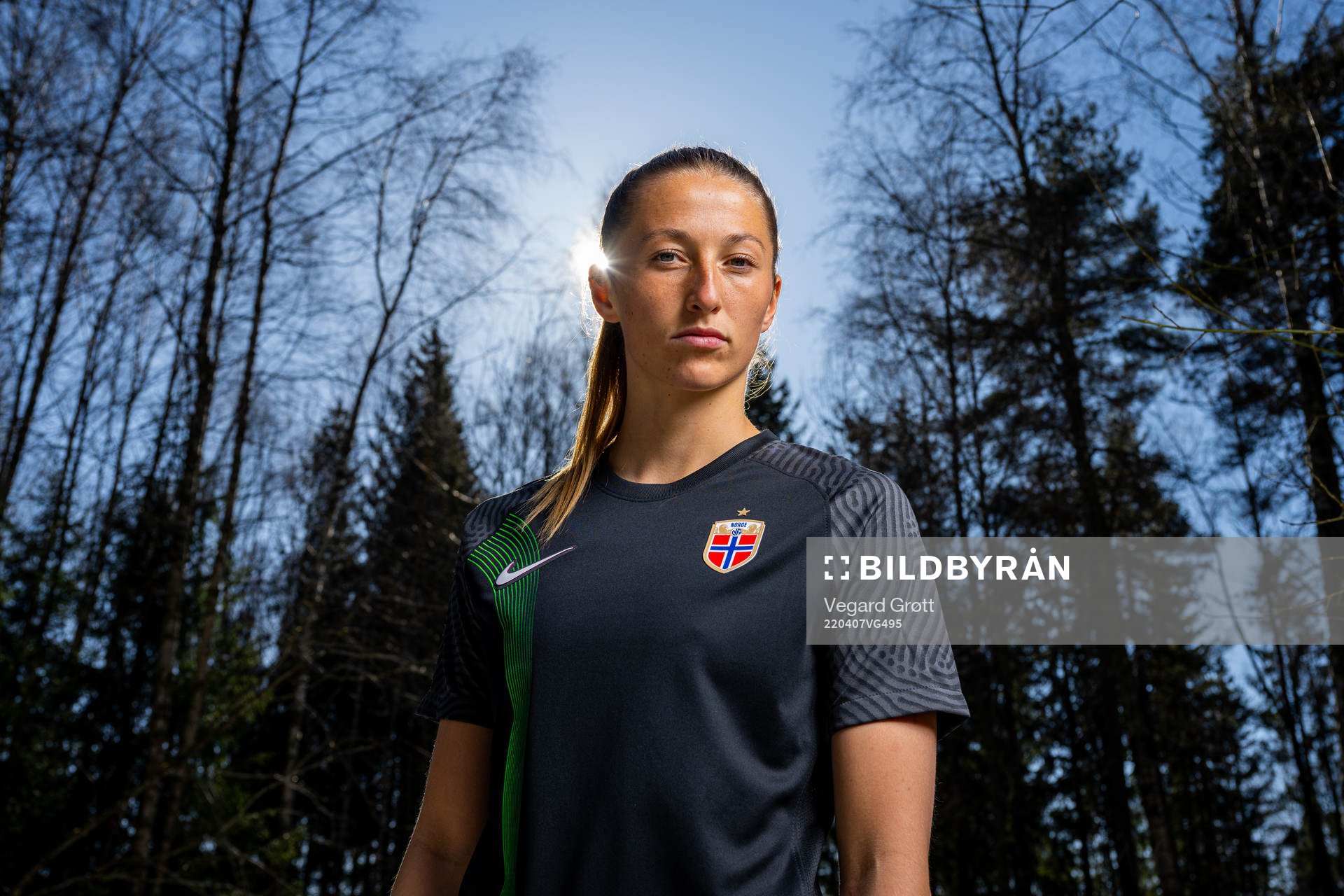 Goalkeeper Cecilie Fiskerstrand of the Norwegian national