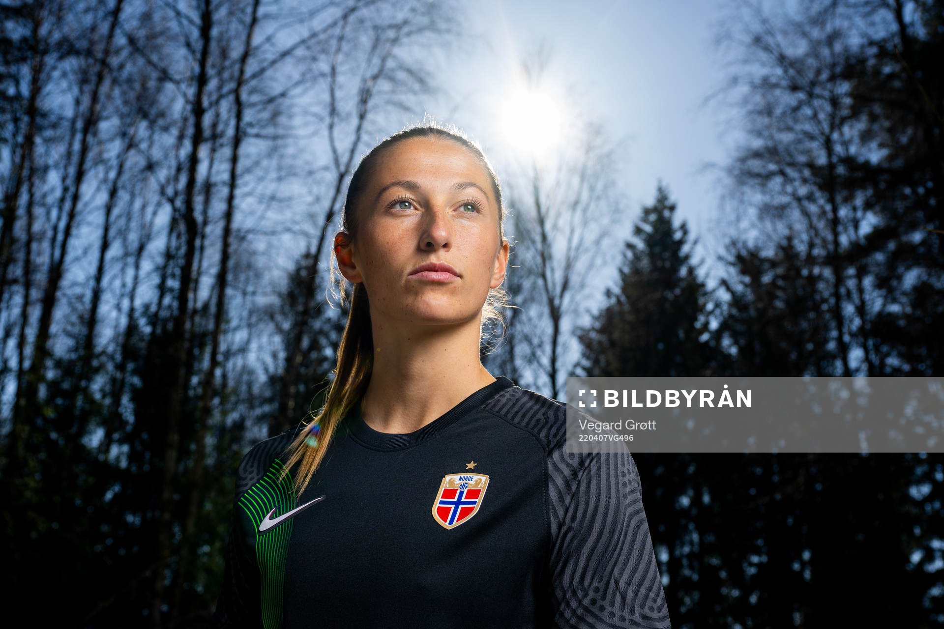 Goalkeeper Cecilie Fiskerstrand of the Norwegian national