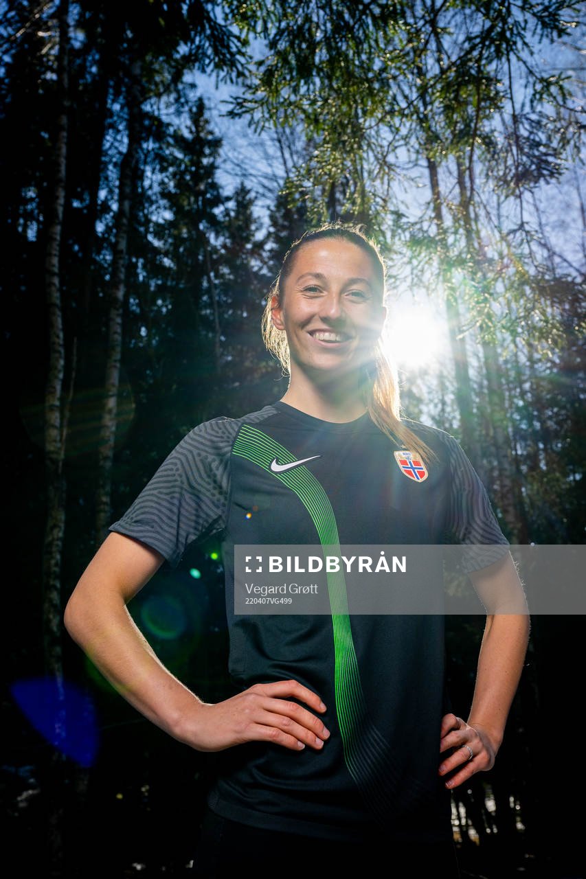 Goalkeeper Cecilie Fiskerstrand of the Norwegian national
