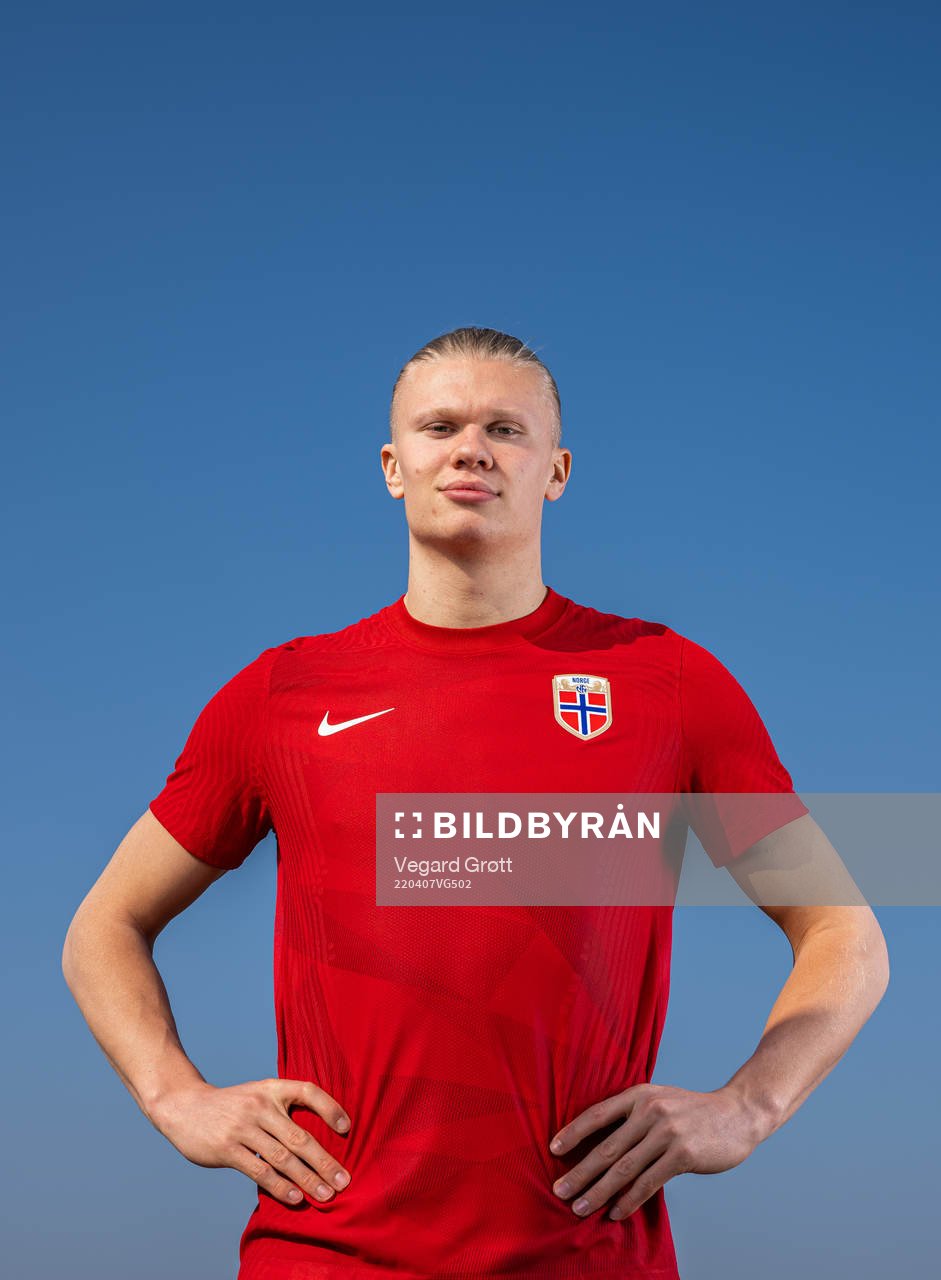 Erling Braut Haaland of the Norwegian national football
